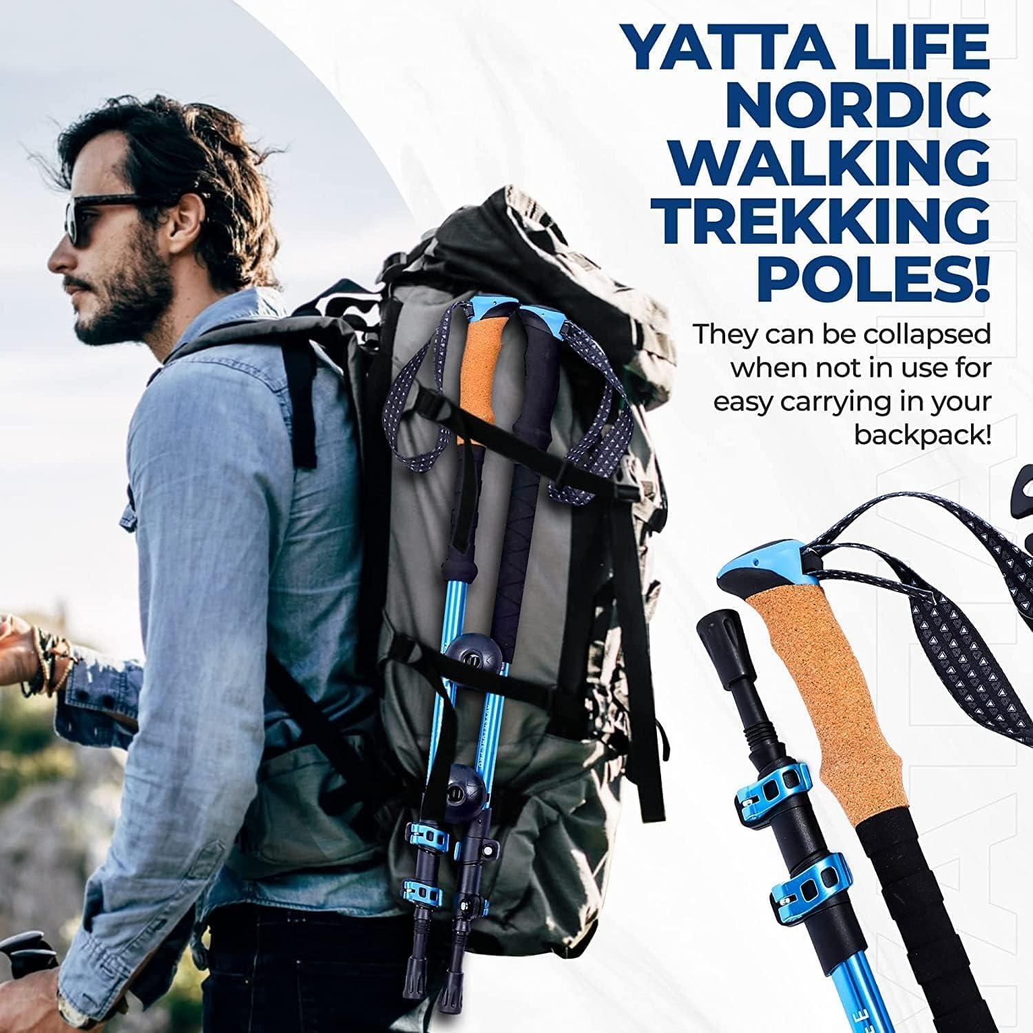 Bastones de Trekking Yatta Life Adventure Pro Plegables 135cm