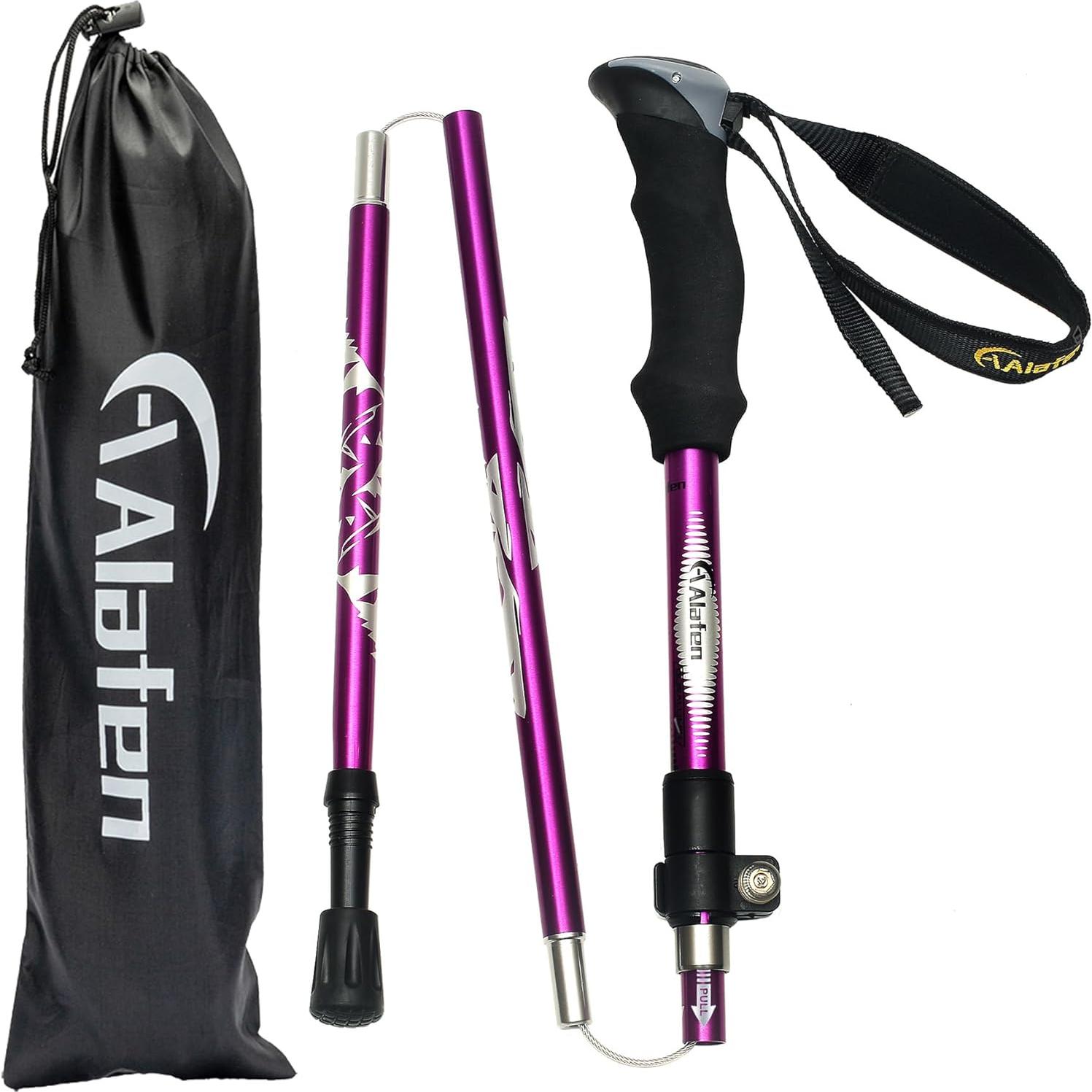 Polo de Trekking Plegable A ALAFEN 1.60m - 1.87m Ultraligero