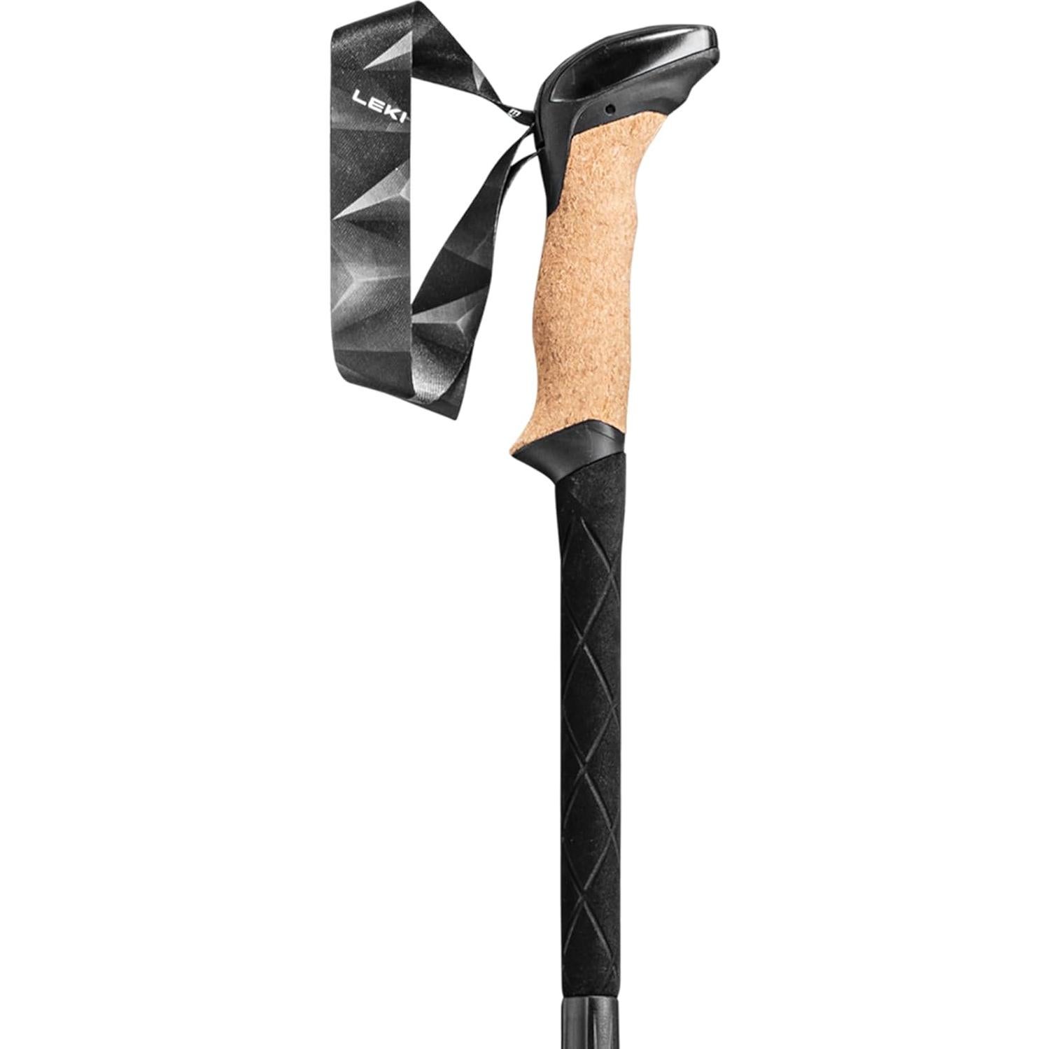 Bastones de Senderismo Plegables LEKI Serie Negra Carbono 110-130 cm