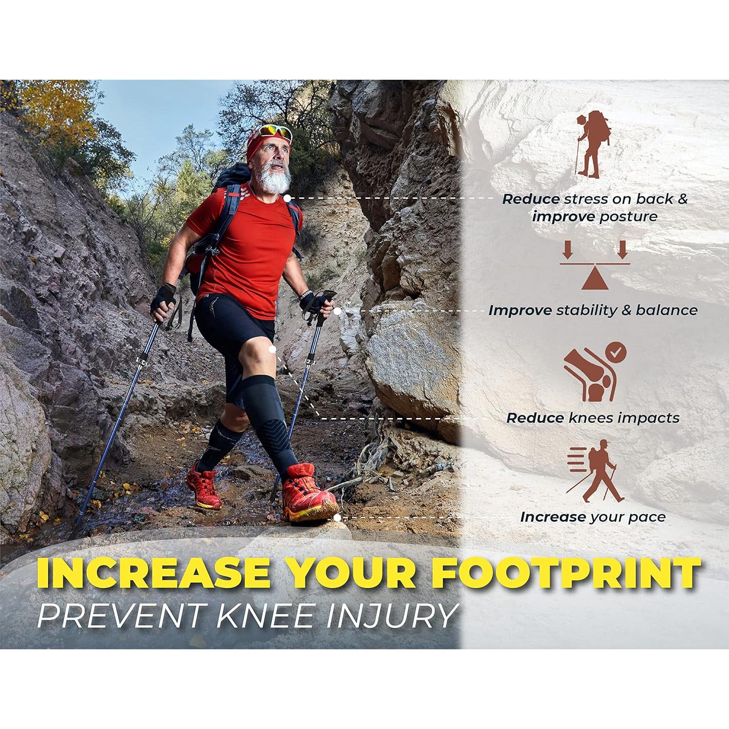 Bastones de Senderismo TREKOLOGY TREKZ SE Plegables 2pc