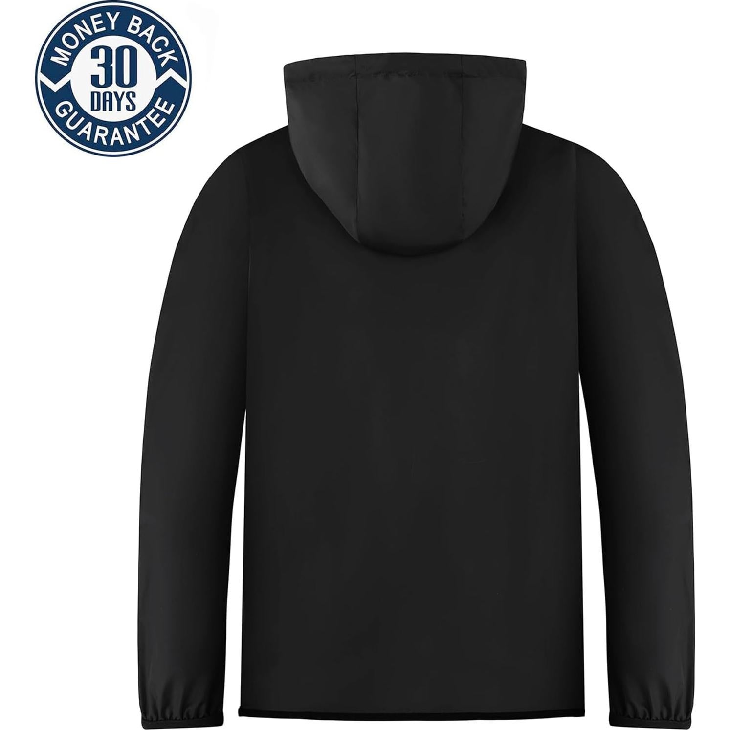 Chaqueta de lluvia impermeable COOKFIP para hombre ligera