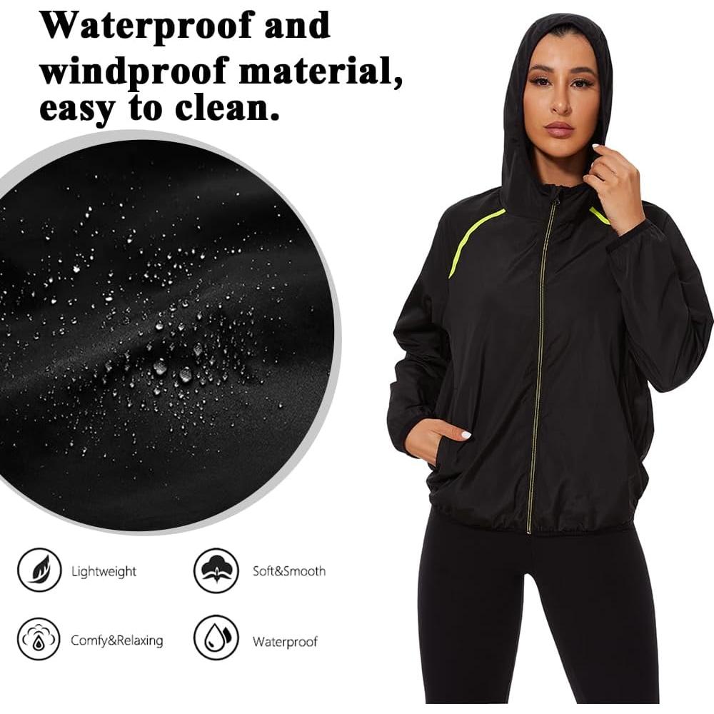 Chaqueta y Pantalones de Lluvia NINGMI para Mujeres Impermeables