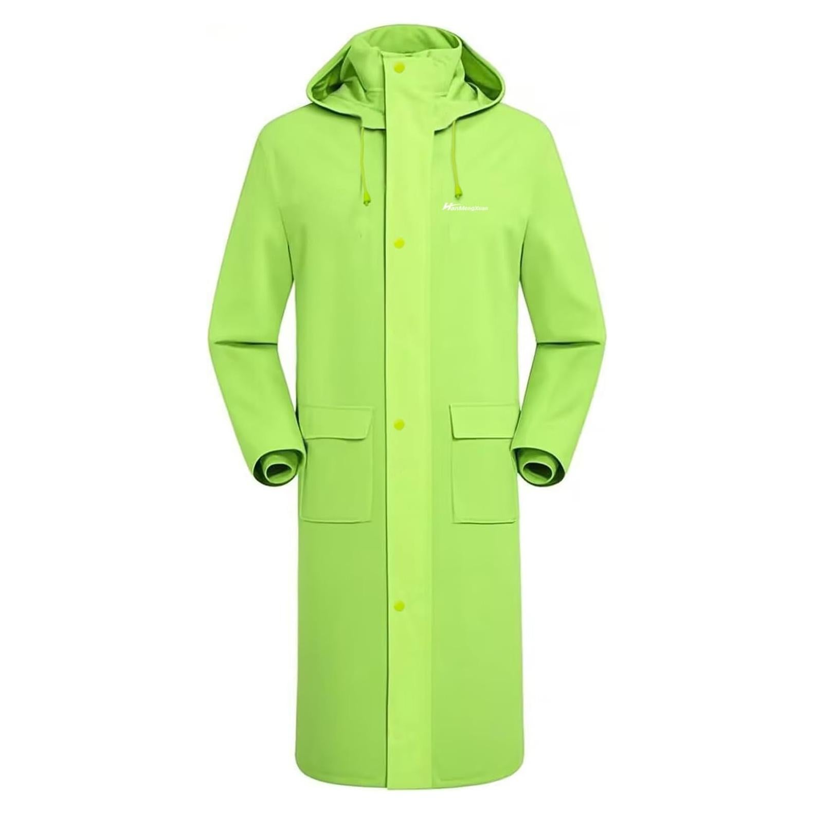 Chaqueta de Lluvia Impermeable Hombre HANMENGXUAN Amarillo XXL