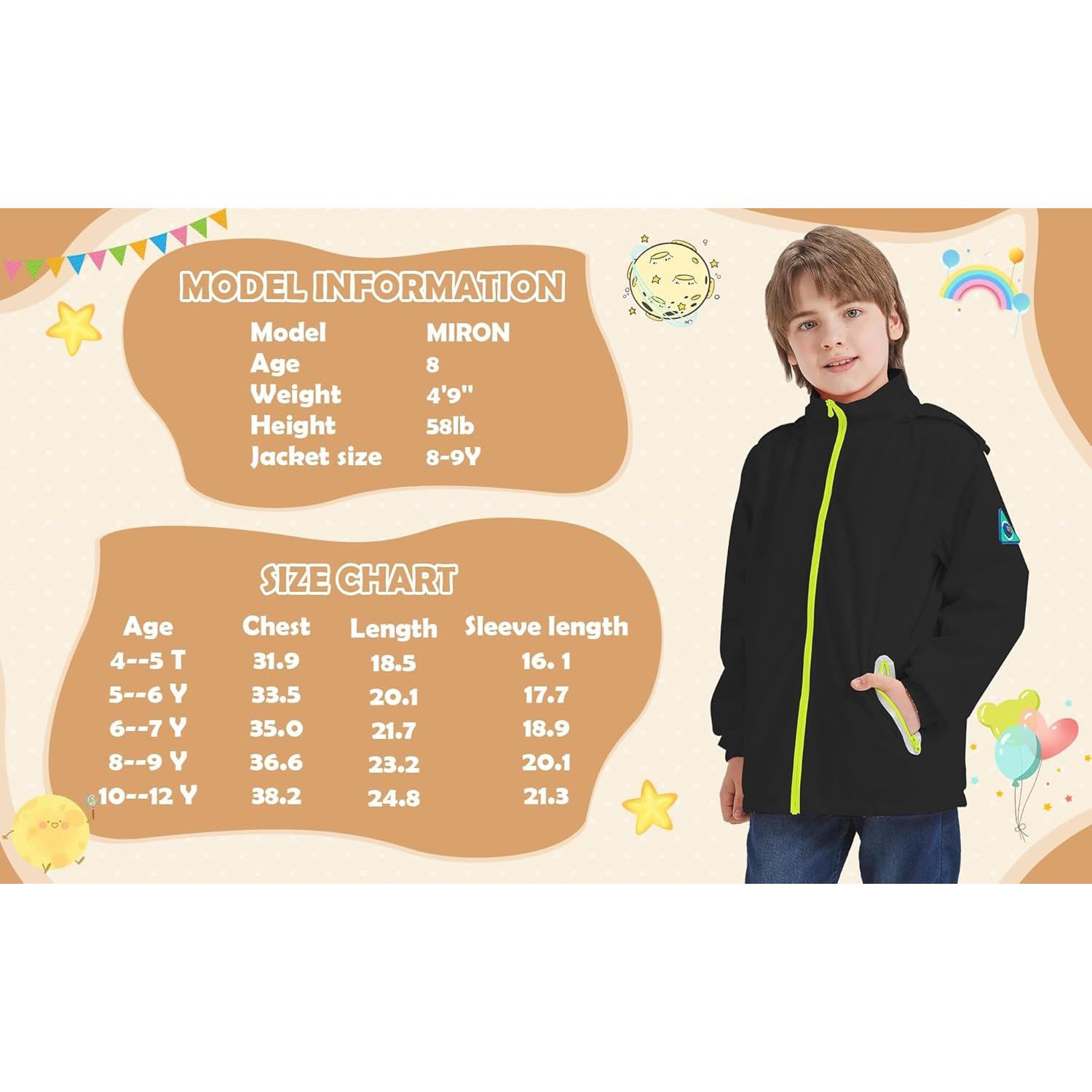 Chaqueta de Lluvia Impermeable Wickham para Niños 6-7 Años