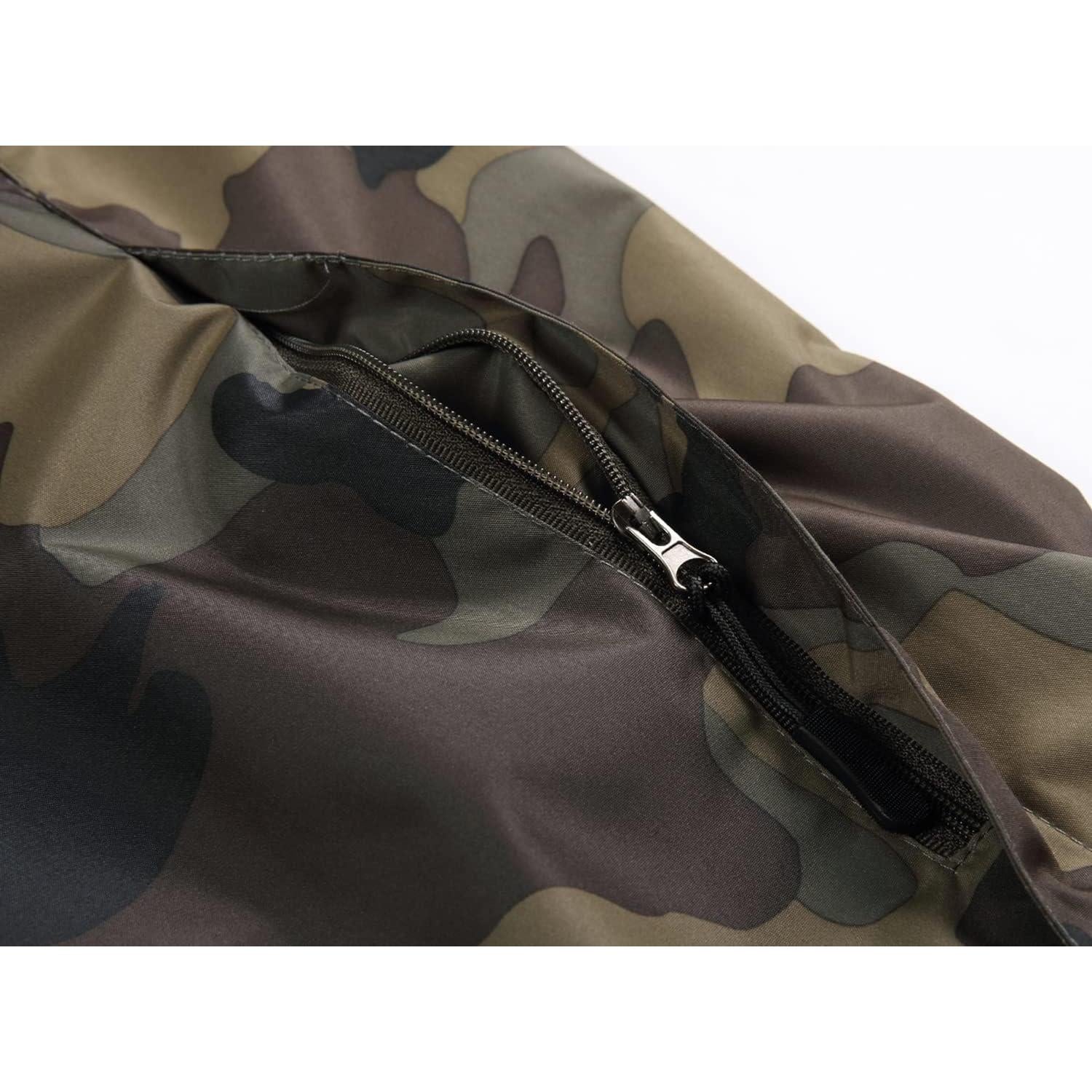 Chaqueta de Lluvia Impermeable GIISAM para Hombres Verde Camo