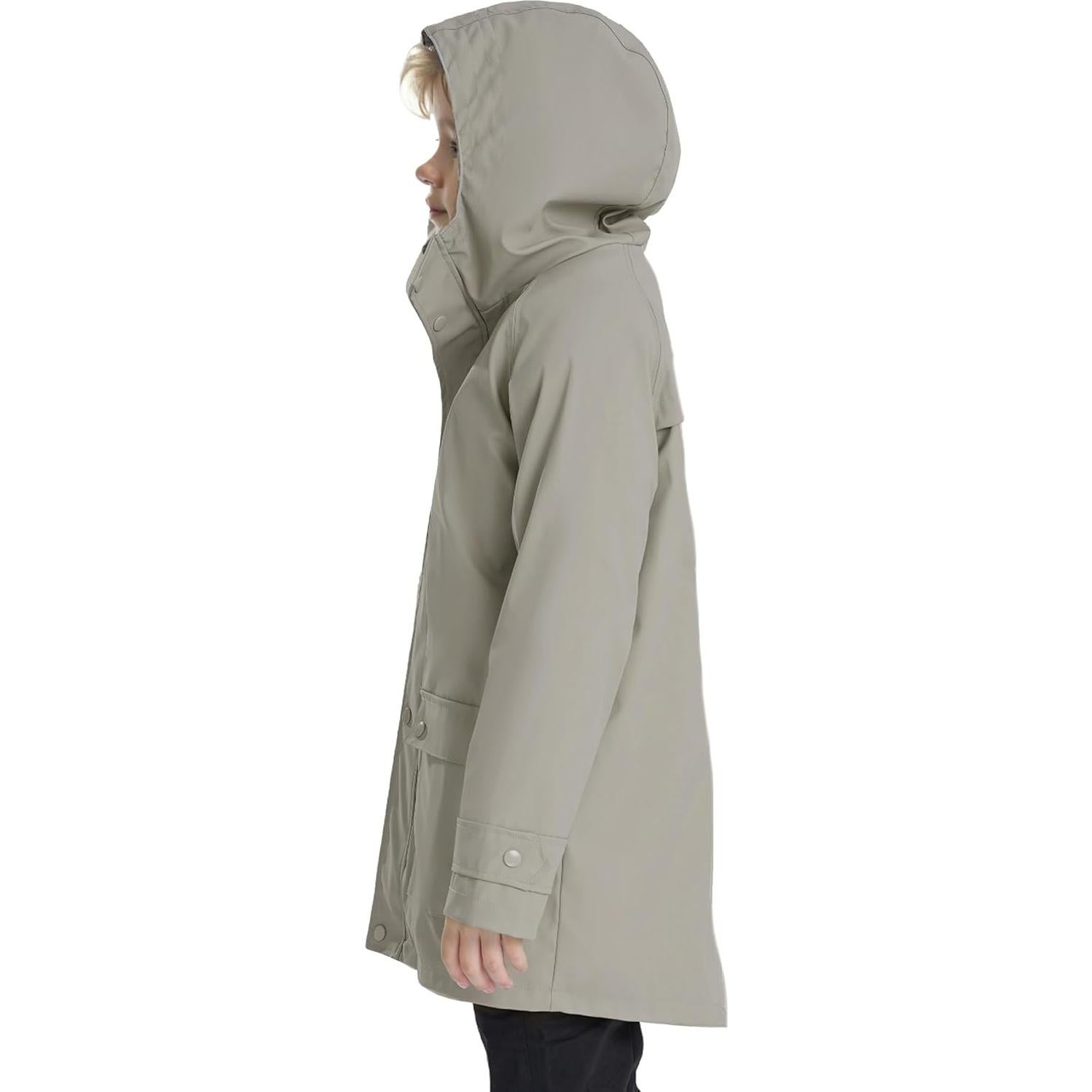 Chaqueta de Lluvia Impermeable SOLOCOTE para Niños 13-14 Años