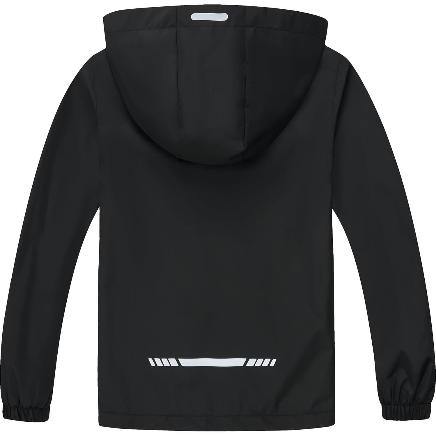 Chaqueta de lluvia impermeable ET01 para niños 6-7 años