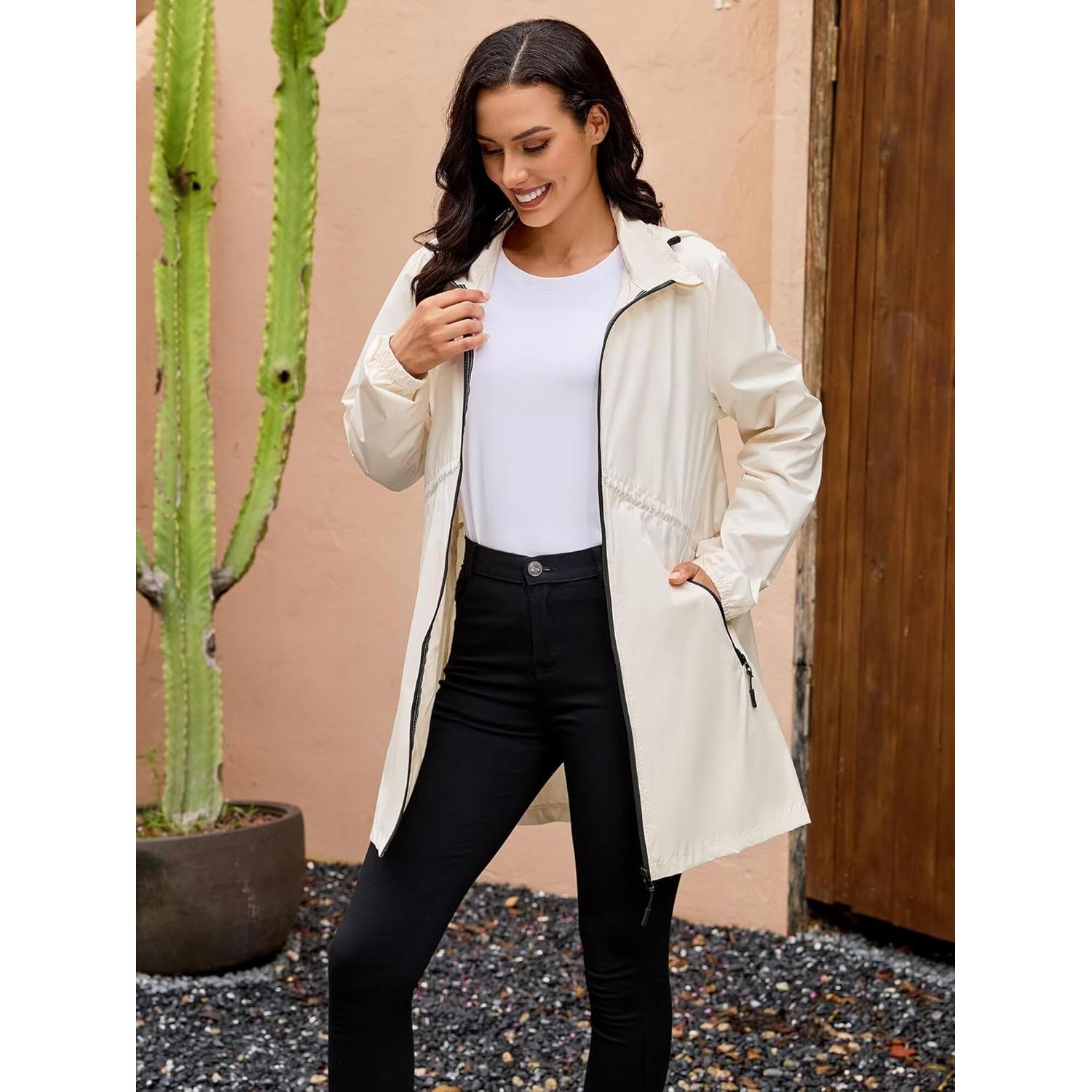 Chaqueta Cortaviento Impermeable PITINAN para Mujeres S-XXL