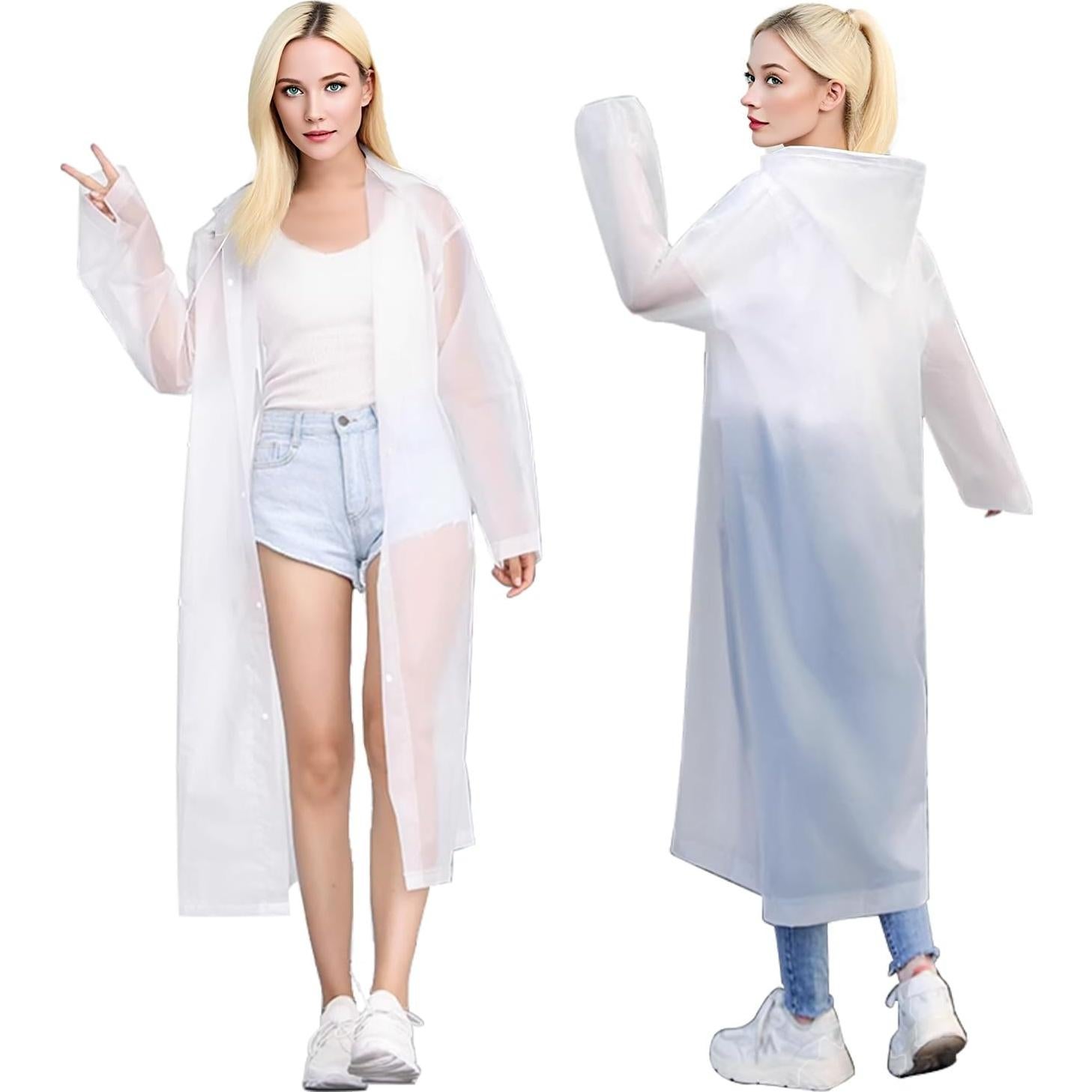 Poncho de Lluvia Impermeable RINJOY EVA Unisex Talla Única