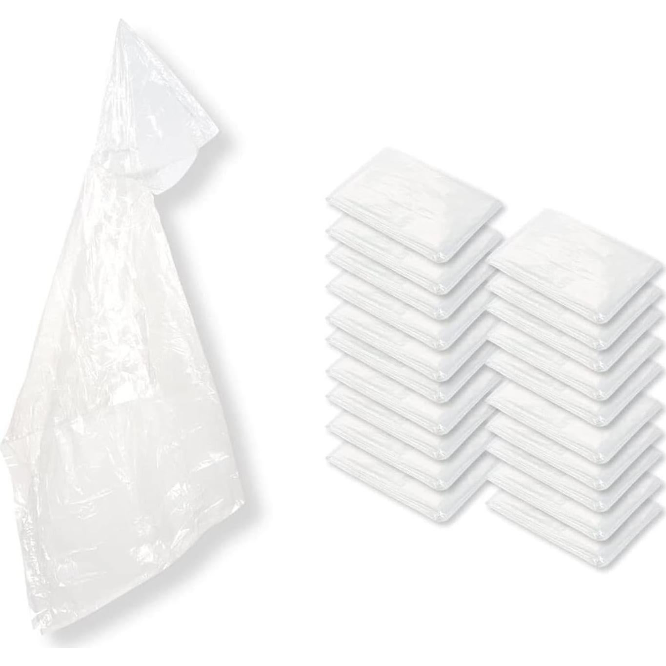 Poncho de Lluvia para Niños BLUE PANDA - Pack de 20, 106 x 76 cm