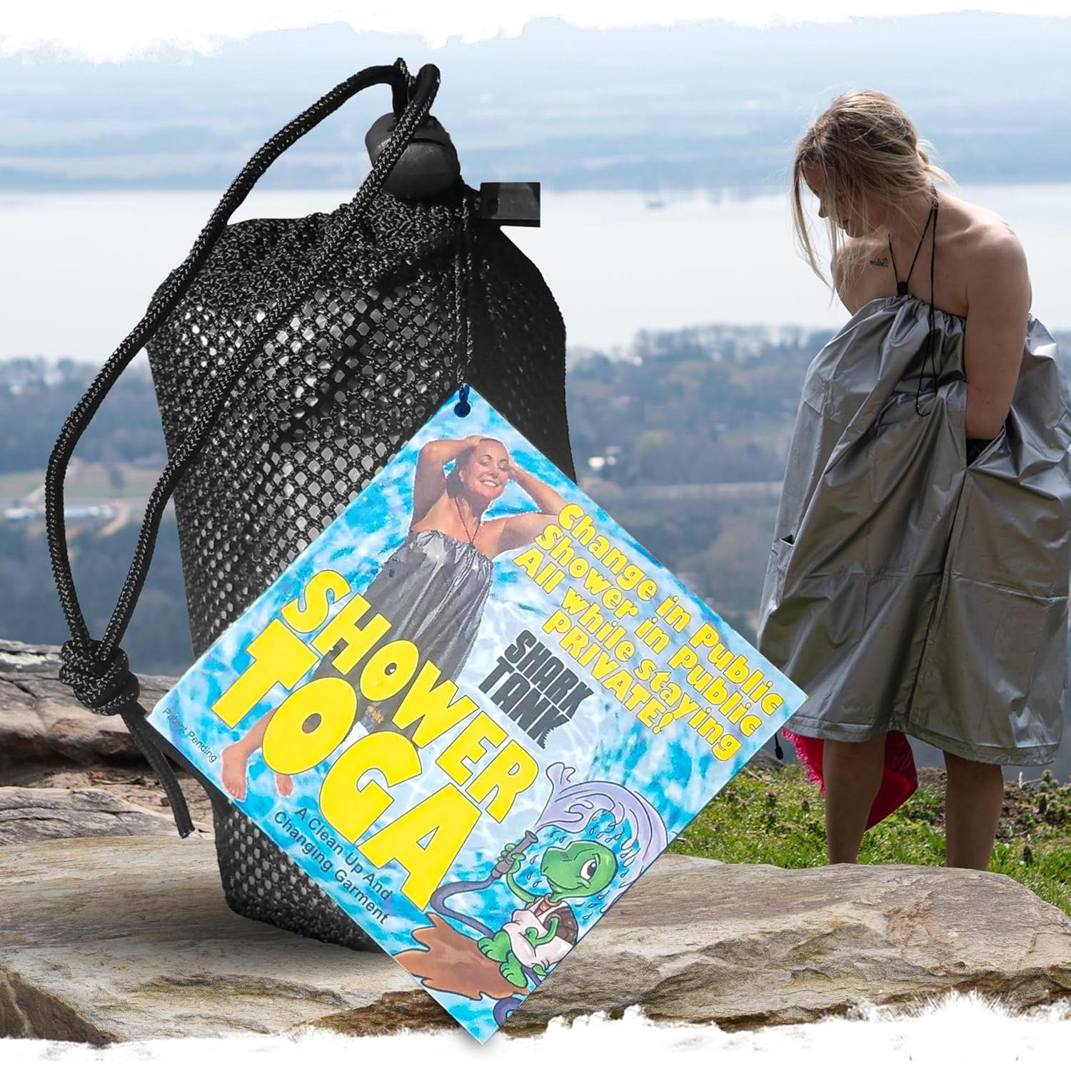 Poncho de Lluvia de Emergencia Shower Toga - 4 Unidades Nylon