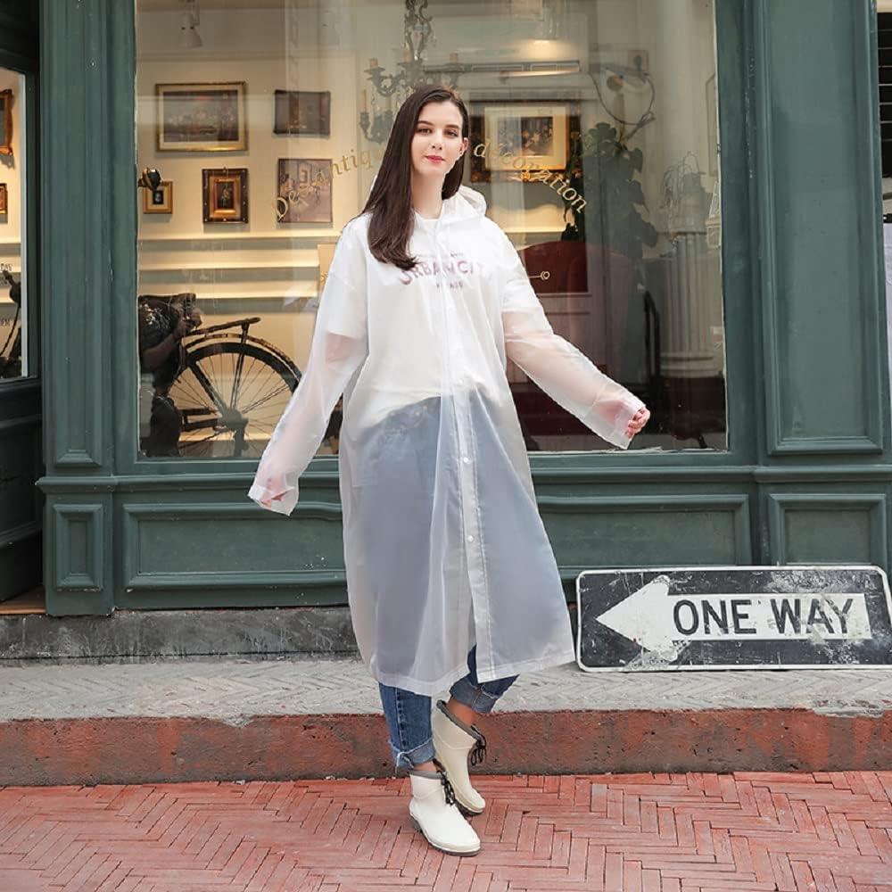 Ponchos de Lluvia Reutilizables YunLovXee para Adultos - 2 Piezas