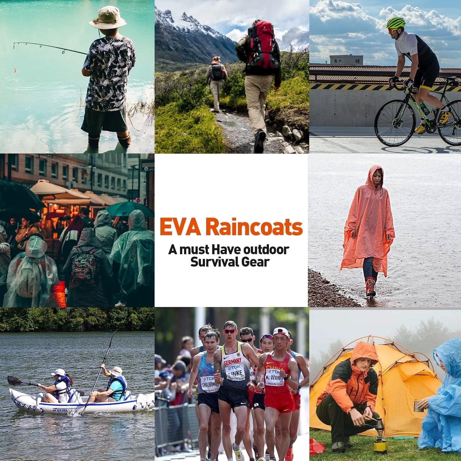 Ponchos de Lluvia Reutilizables para Niños OPACC - 3 Paquetes