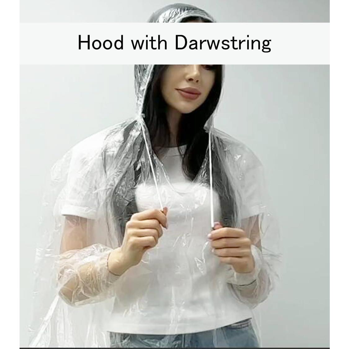 Ponchos de Lluvia Desechables NiKiBysh 10 Piezas Ajustables