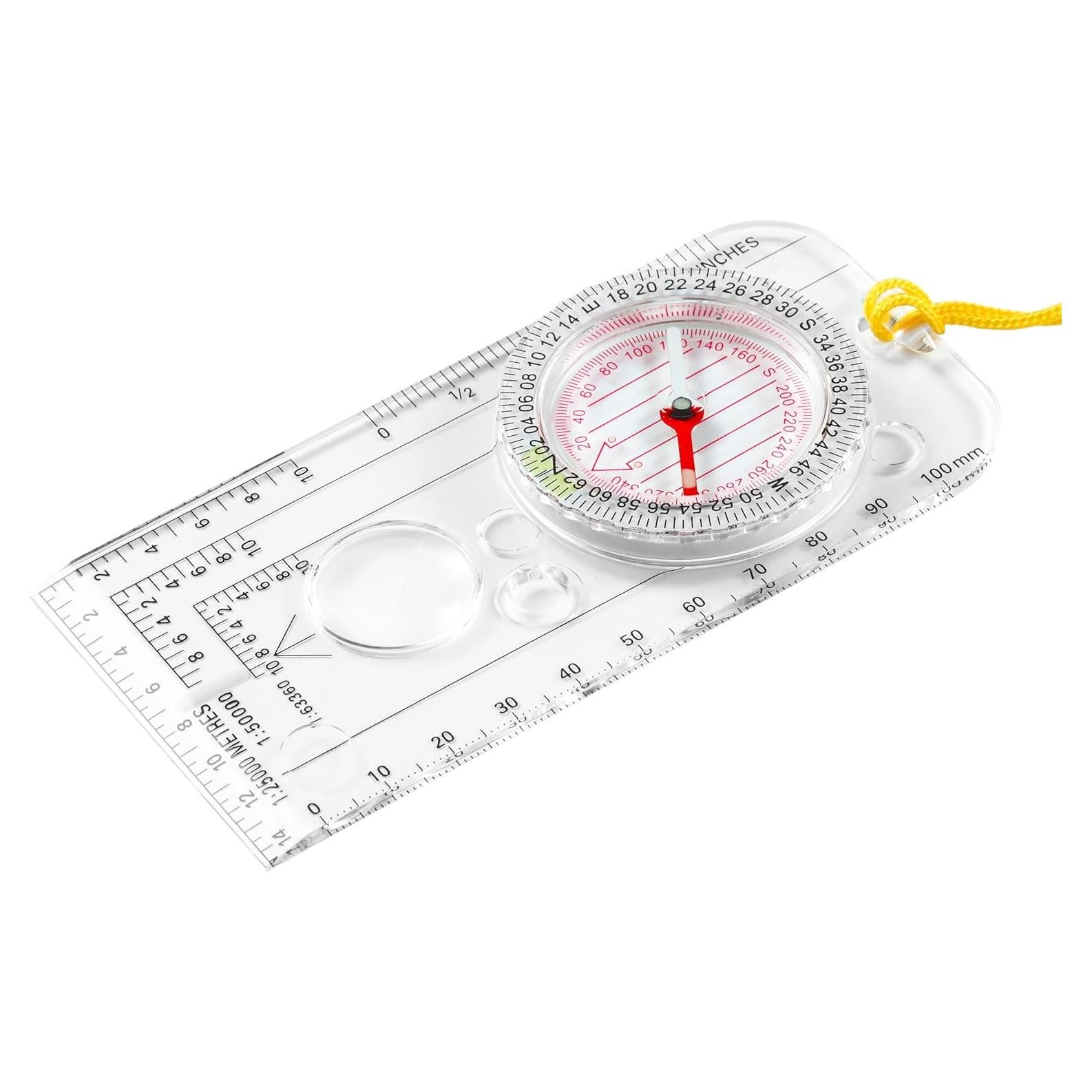 Brújula de Navegación Militar Eyeskey con Inclinómetro 15.5x9.5cm