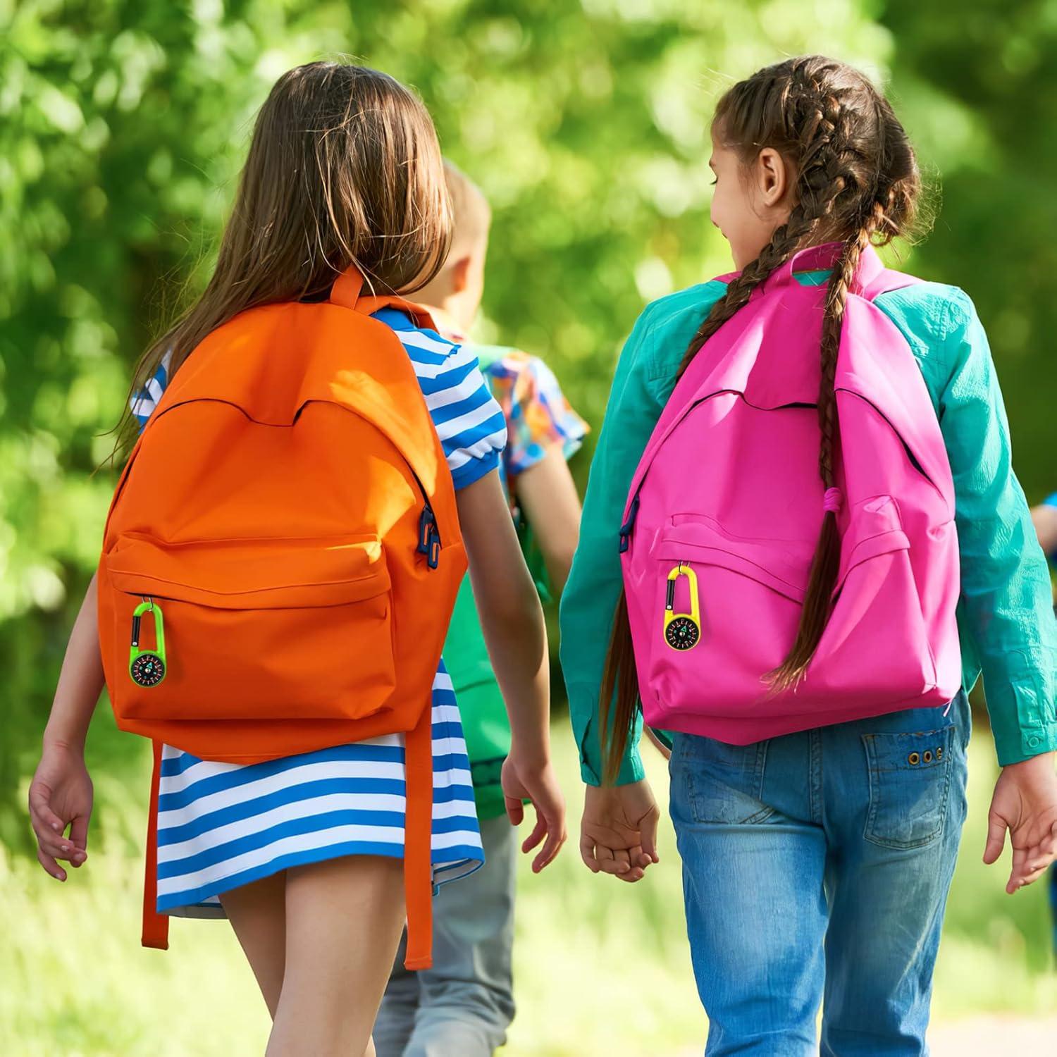 Tofficu 24 Carabineras de Plástico Asortidas 6.88 cm para Camping