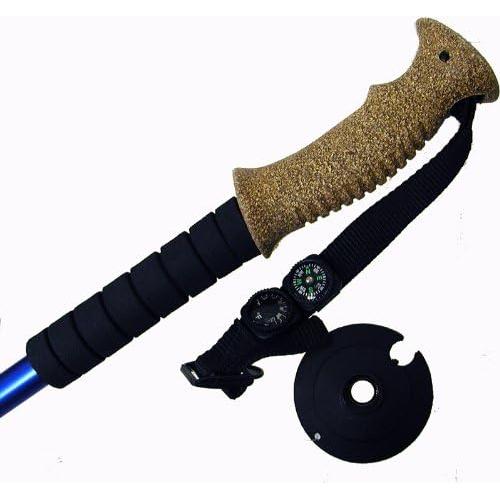 Bastones de Senderismo Hikker HP-5 Antichoque 2-Pack con Brújula