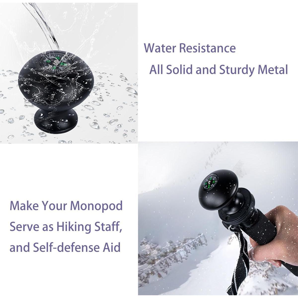 Empuñadura de Monopod Rigdance + Perilla de Aluminio para Bastón