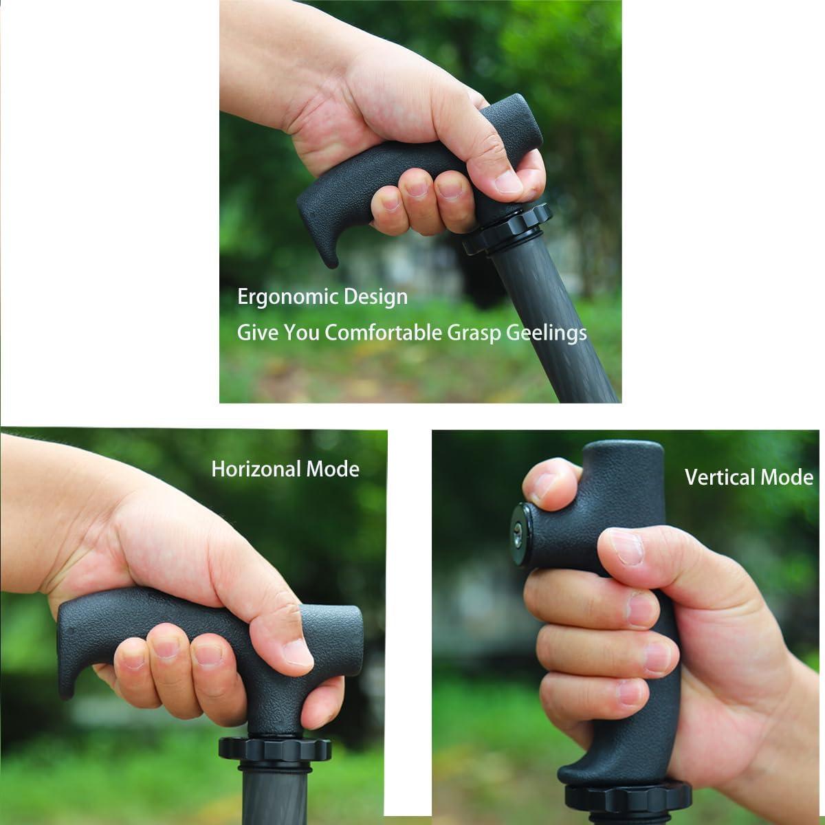 Empuñadura de Monopod Rigdance + Perilla de Aluminio para Bastón