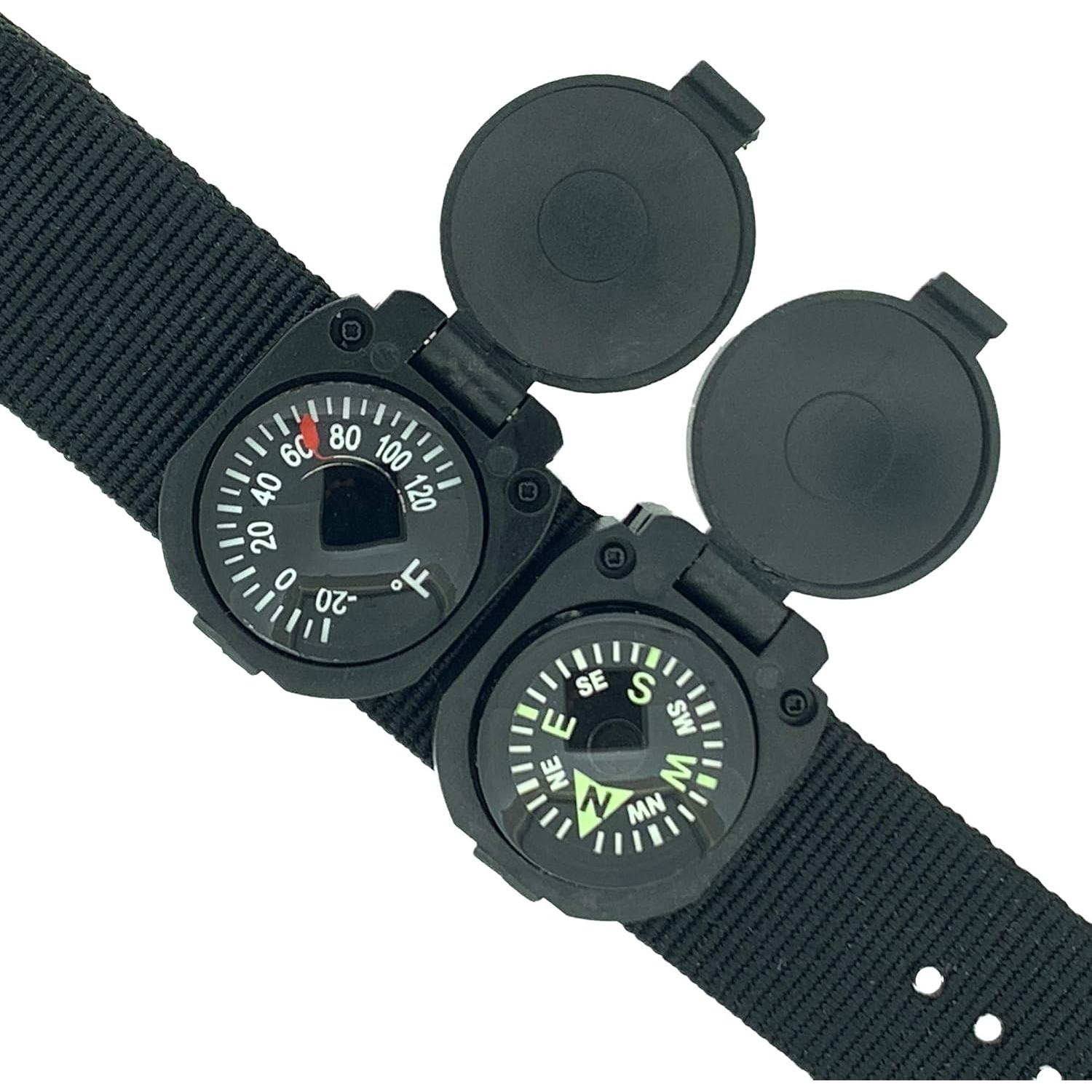 Brújula y termómetro Sun Company ArmArmour 3 con correa táctica