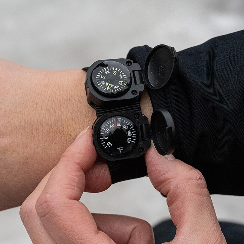 Brújula y termómetro Sun Company ArmArmour 3 con correa táctica