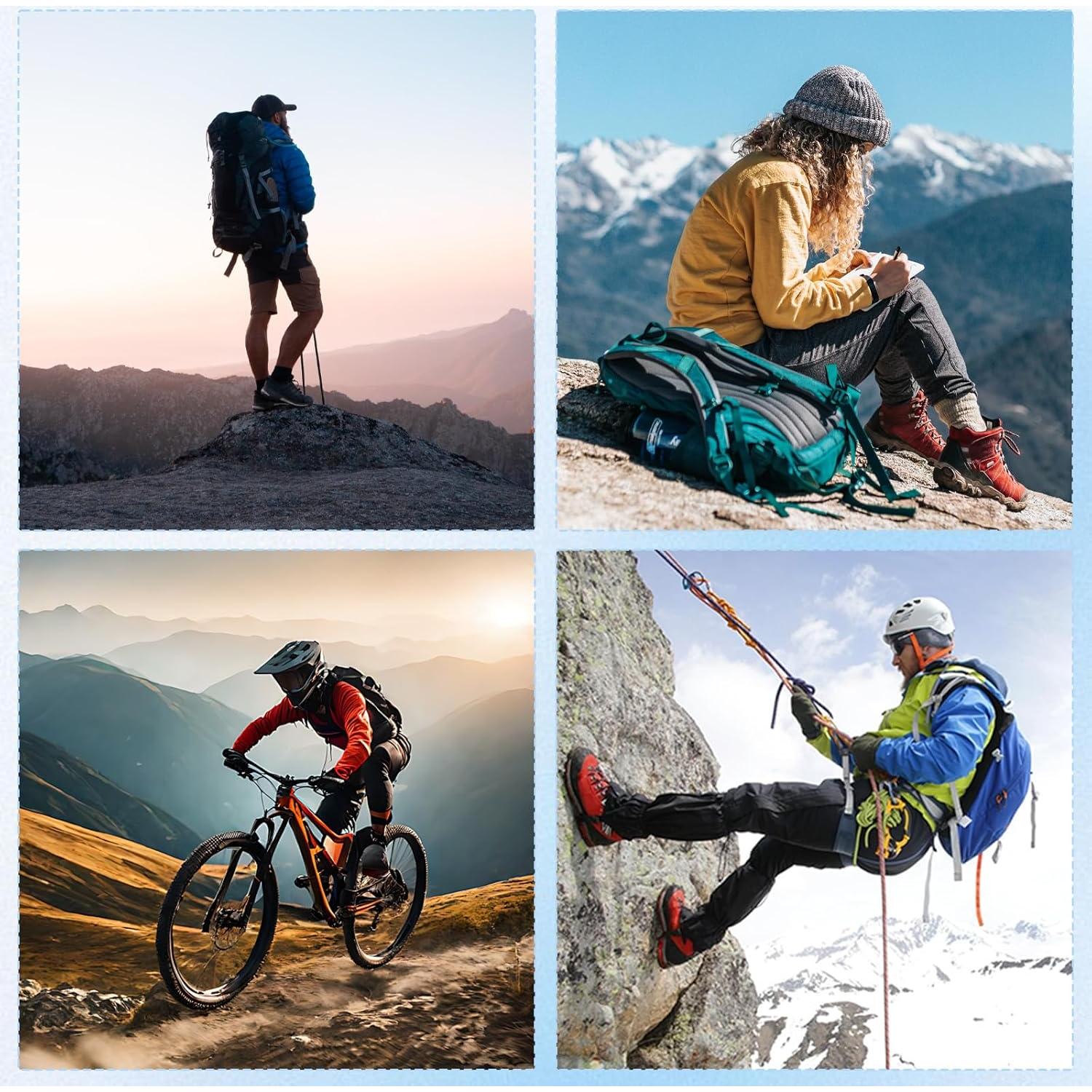 12 Llavero de Brújula Styquenzer Colorido para Camping