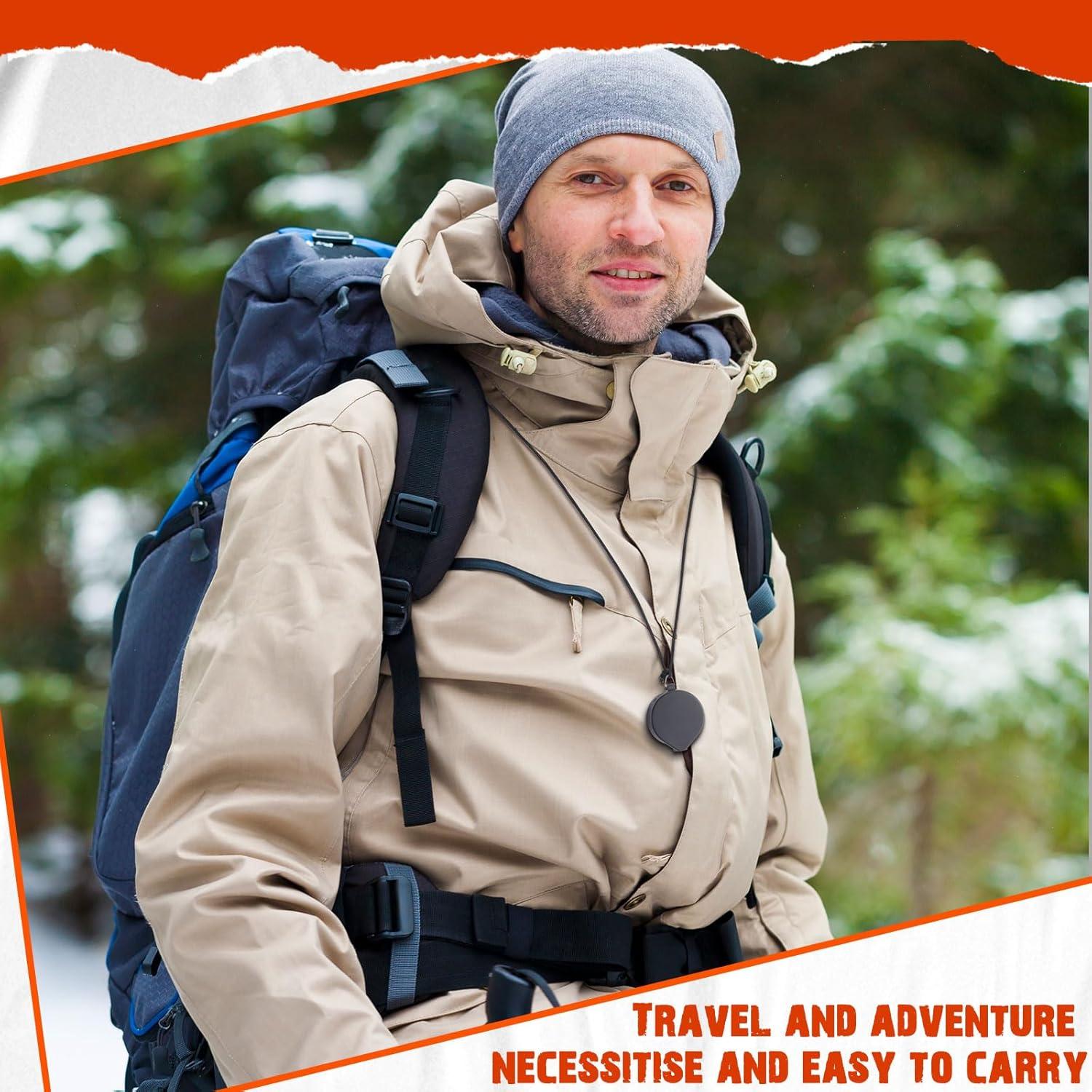 Brújula de Supervivencia JaGely 24 Pcs Compacta para Camping