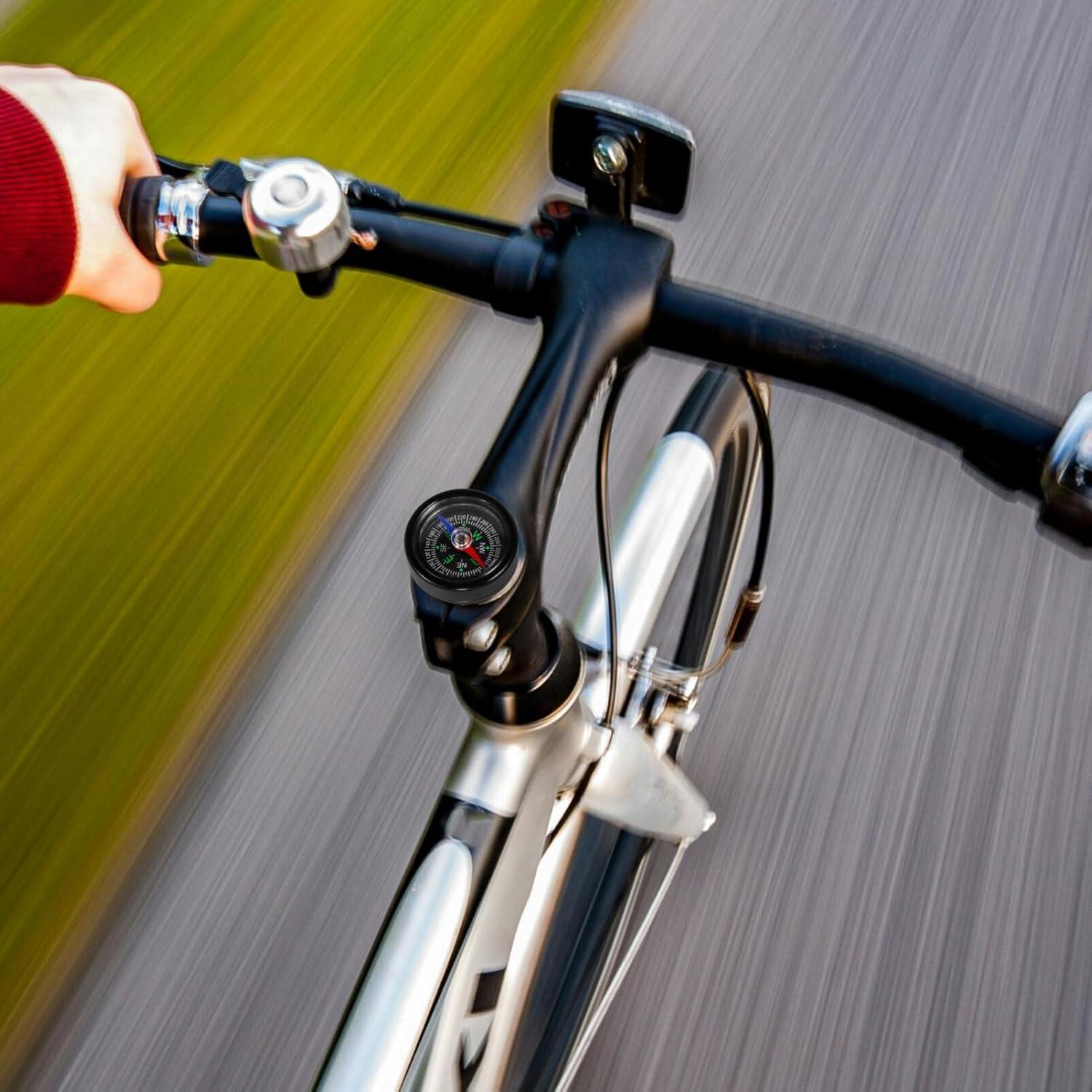 Brújula para Bicicleta SUPVOX 3.5cm Montaje en Manillar