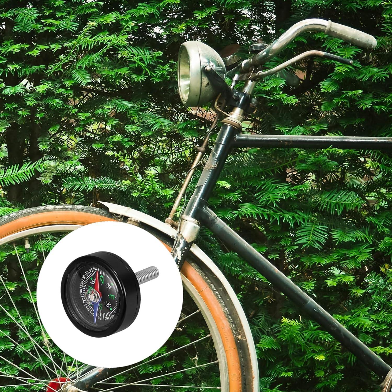 Brújula para Bicicleta SUPVOX 3.5cm Montaje en Manillar