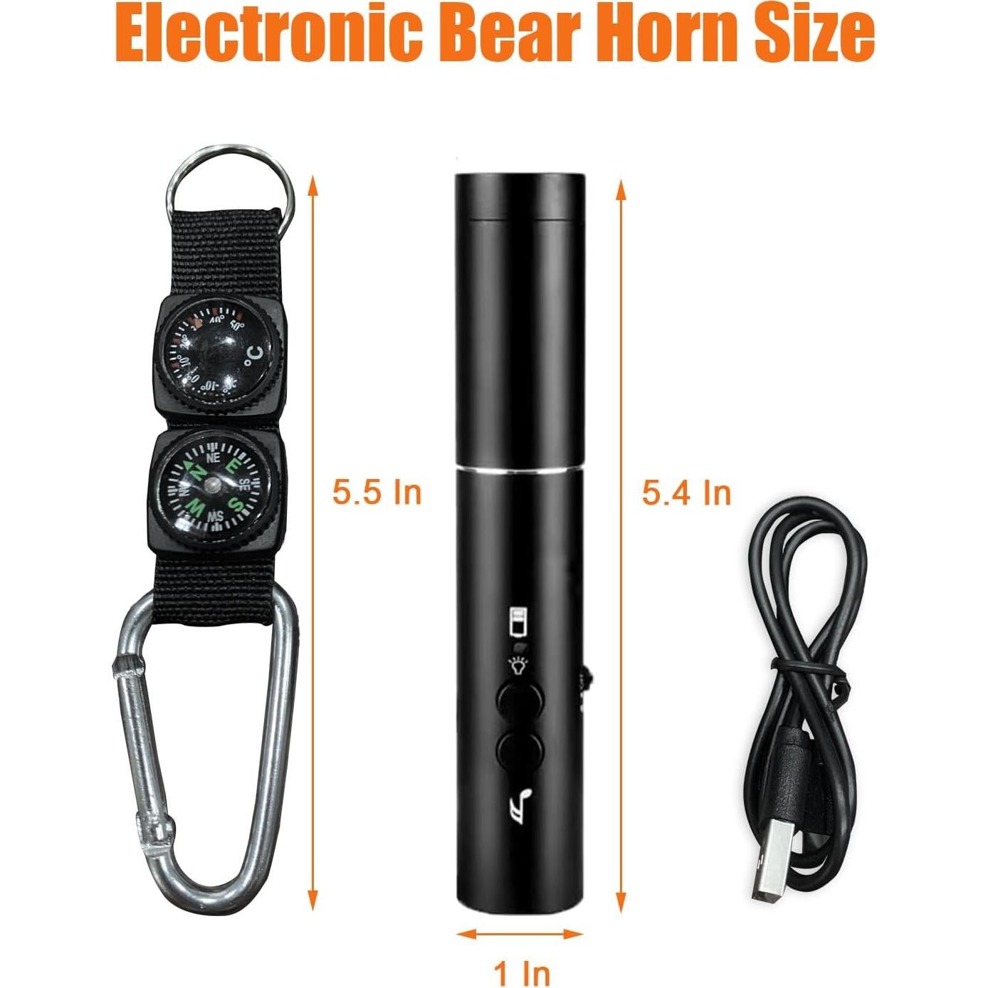 Bocina Electrónica SOWANO 120dB con Brújula y Termómetro