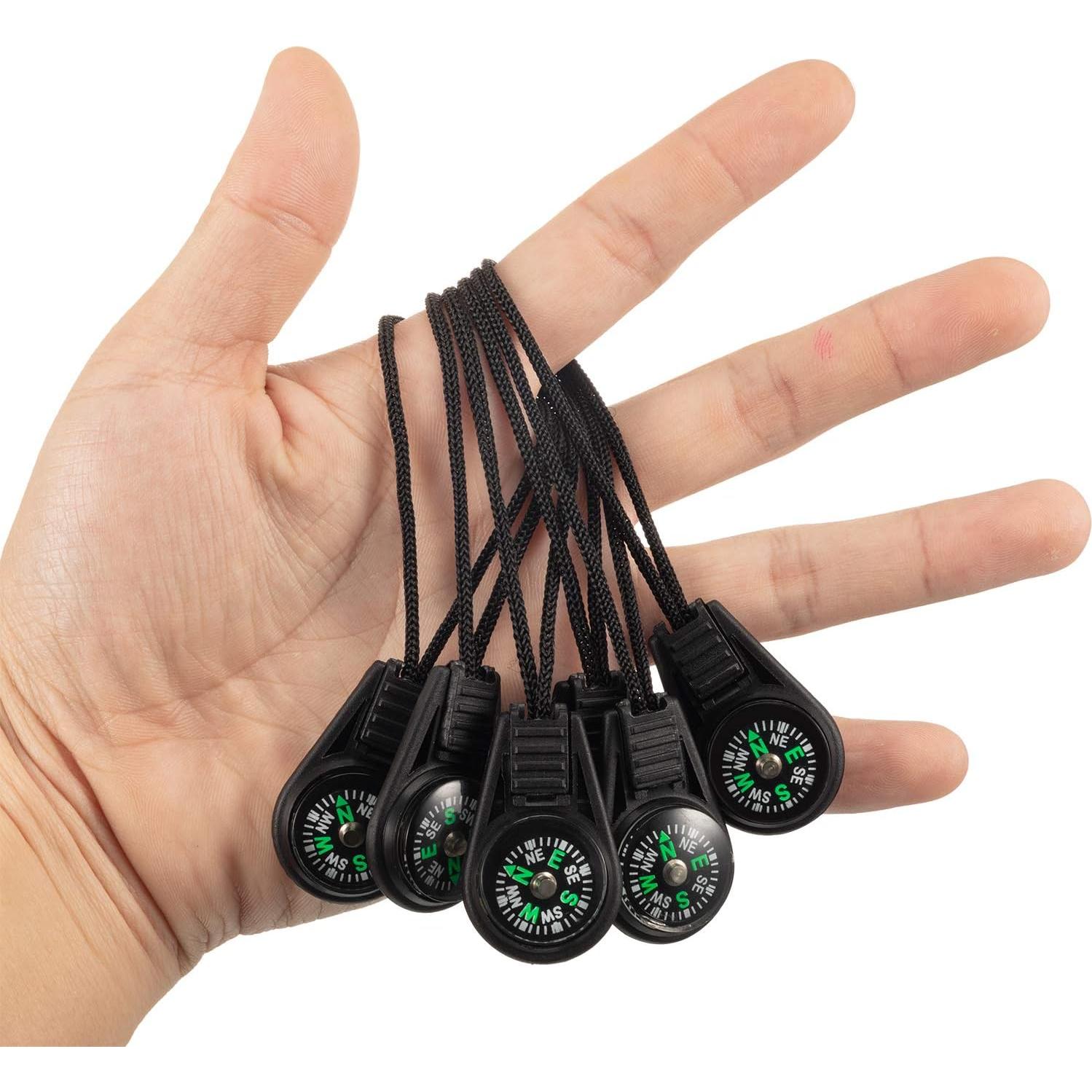 BBTO 100 Mini Brújulas de Supervivencia para Camping