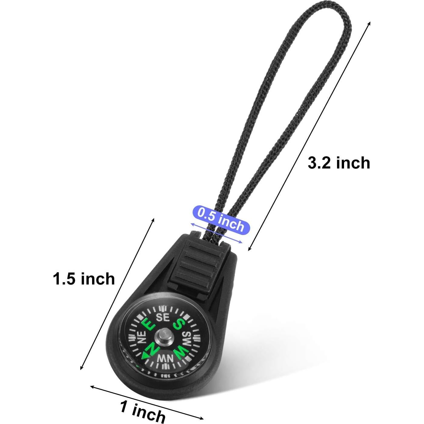 BBTO 100 Mini Brújulas de Supervivencia para Camping