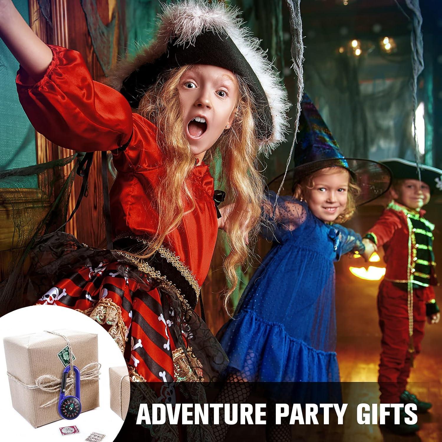 Llavero de Brújula TOODOO 32 Pcs Multicolor para Niños