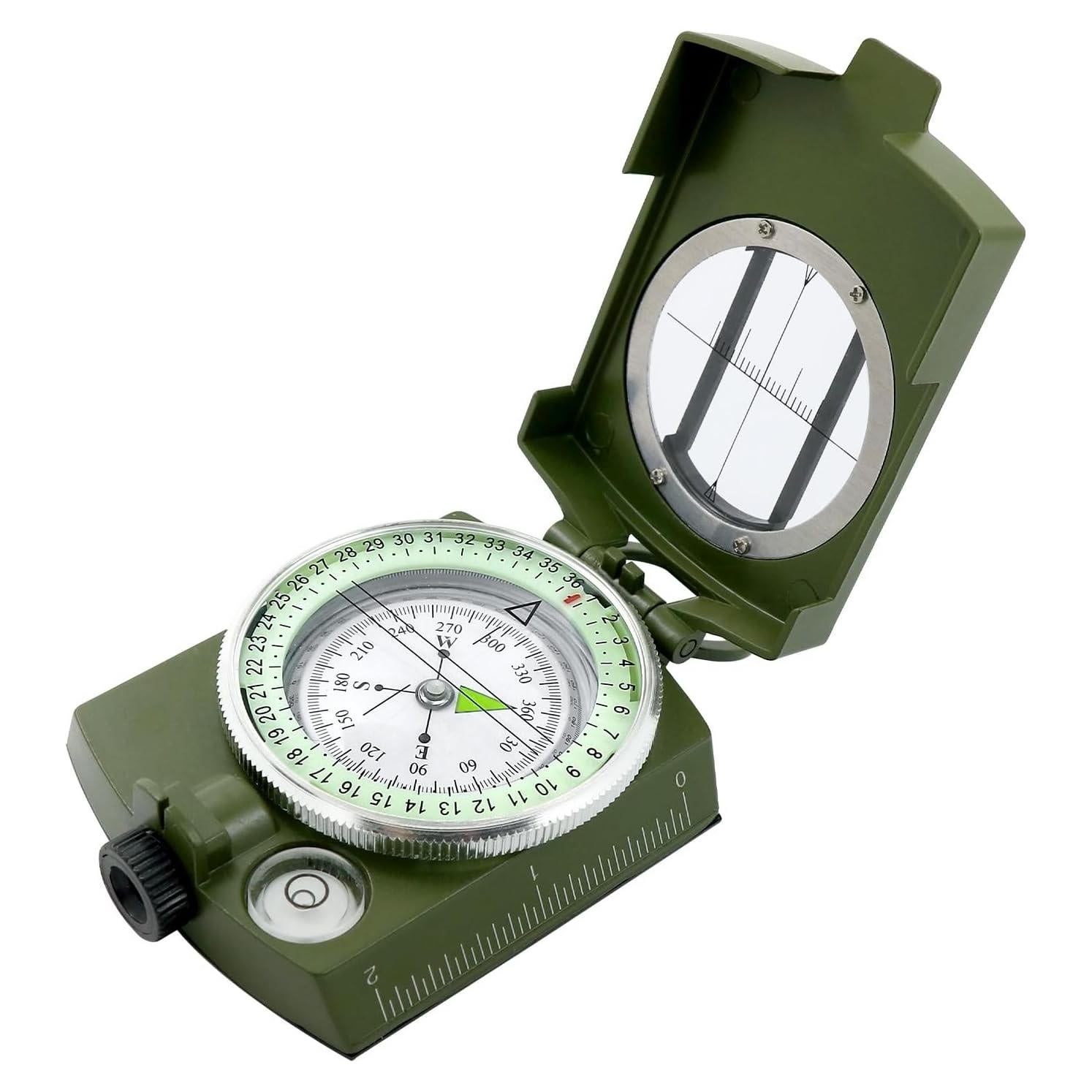 Brújula de Camping LGRZYEC ZN-33 Bronce 5.08cm para Senderismo