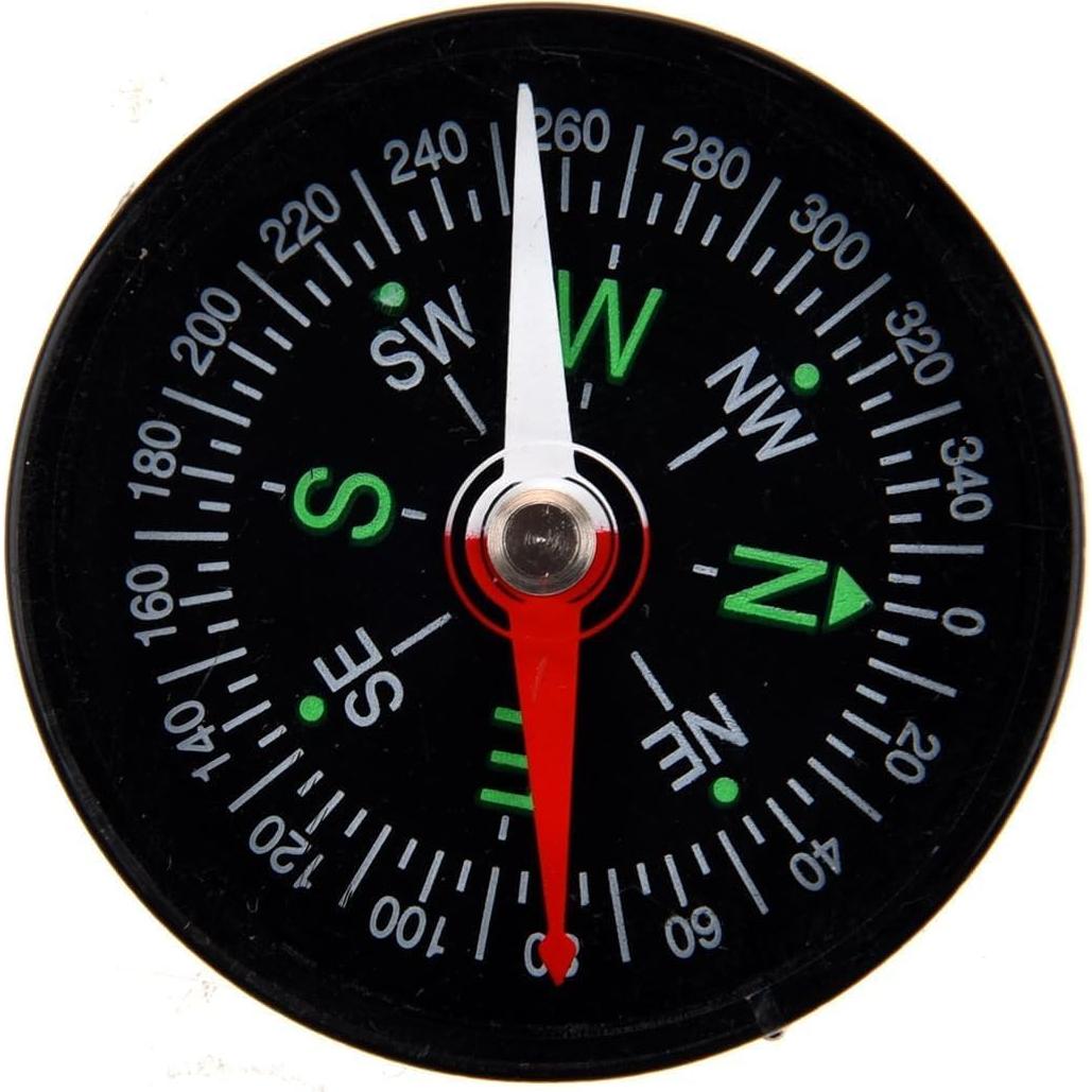 Mini Brújula de Supervivencia Sellertree - Ligera y Compacta