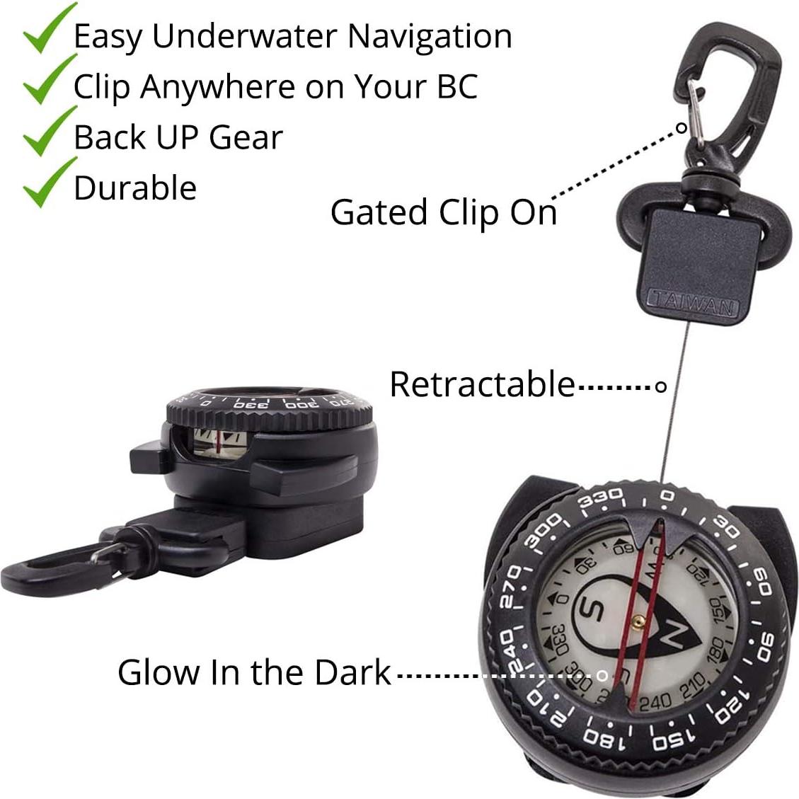 Compás Lleno de Aceite Trident TR_HMWCP_2 para Buceo