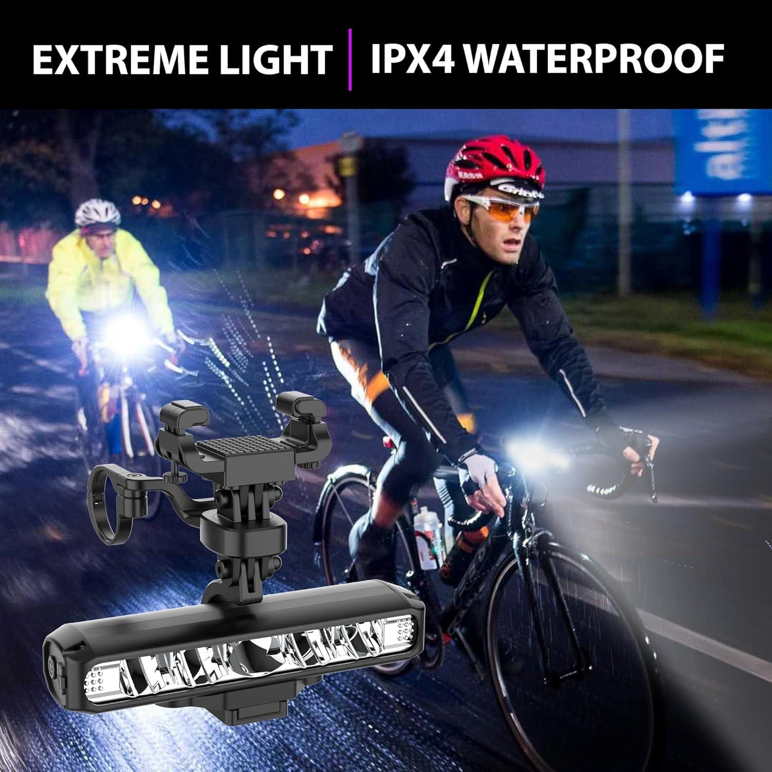 Luz de Bicicleta AKALATE M259 2600 Lúmenes Recargable USB C