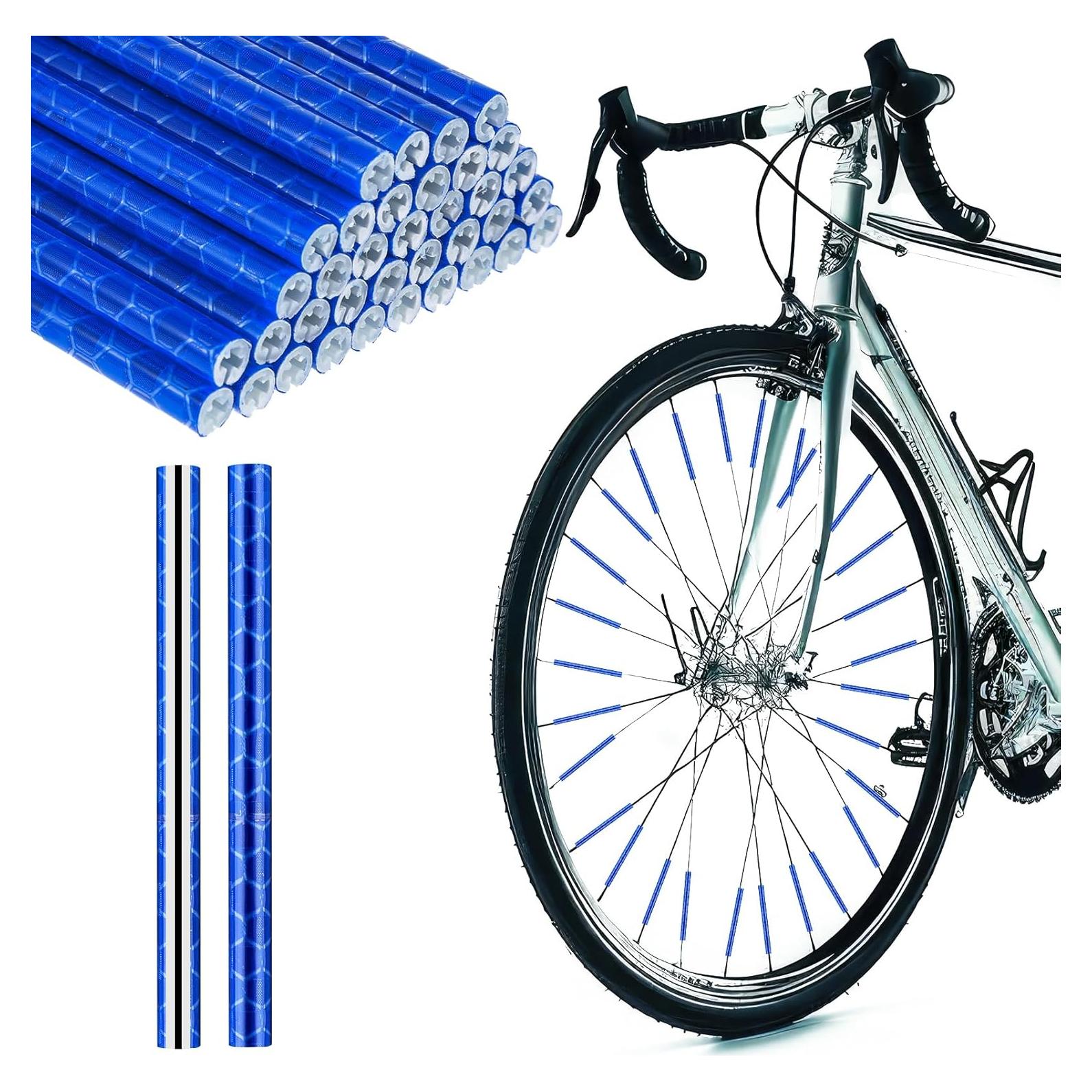 36 Cubiertas Reflectantes para Radios de Bicicleta Abeillo - Visibilidad 360°