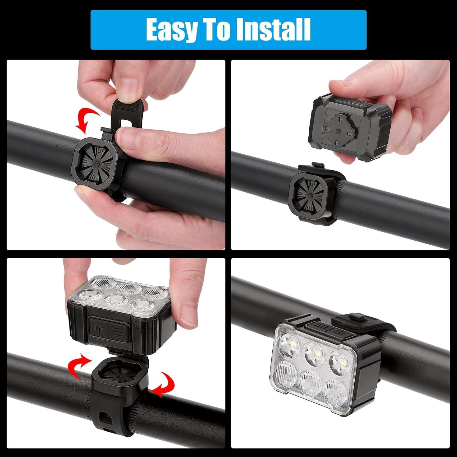 Juego de Luces de Bicicleta Ofiswadi Zixingchedeng2 Recargables