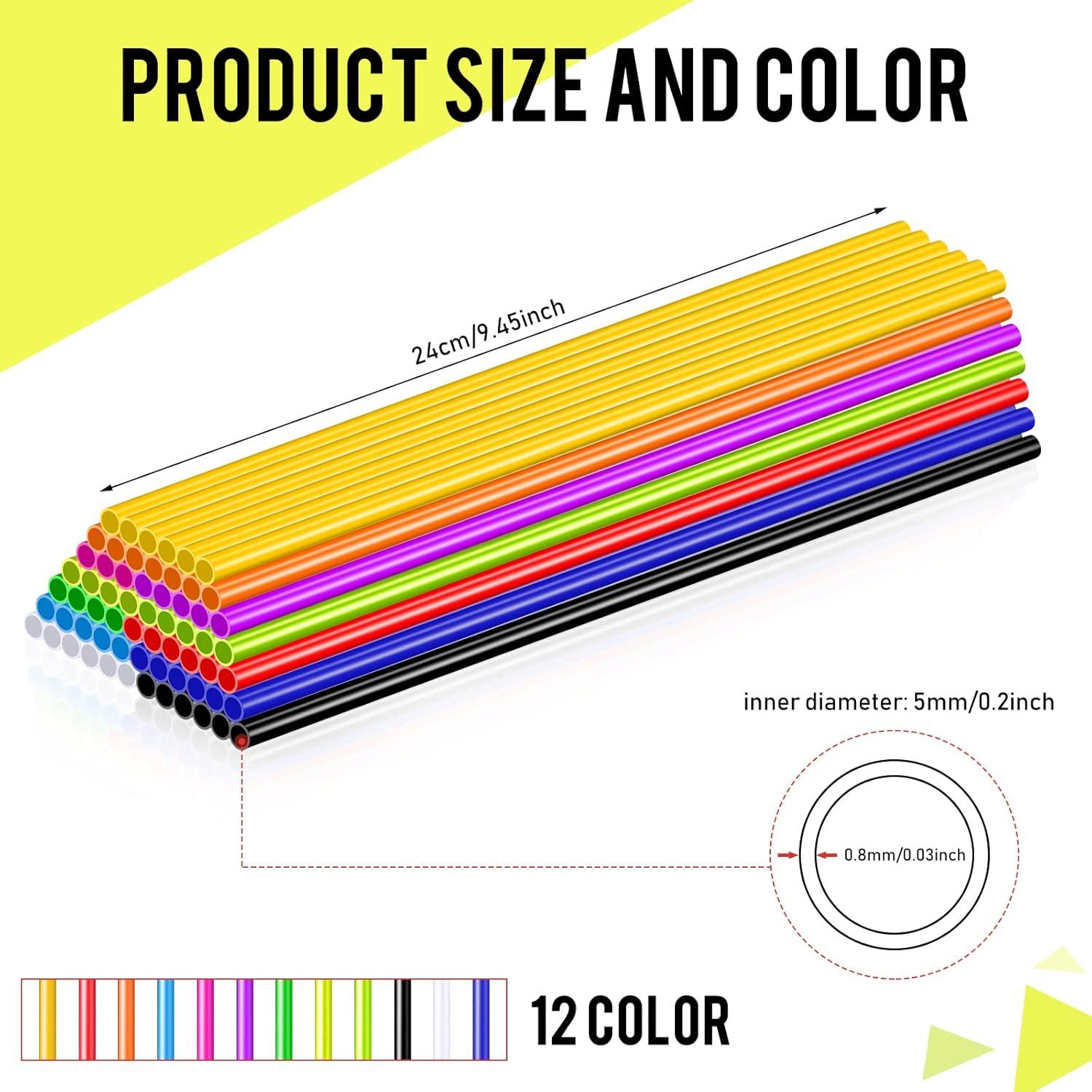 Cubiertas de Radios Tallew 216 Piezas para Bicicleta 24 cm