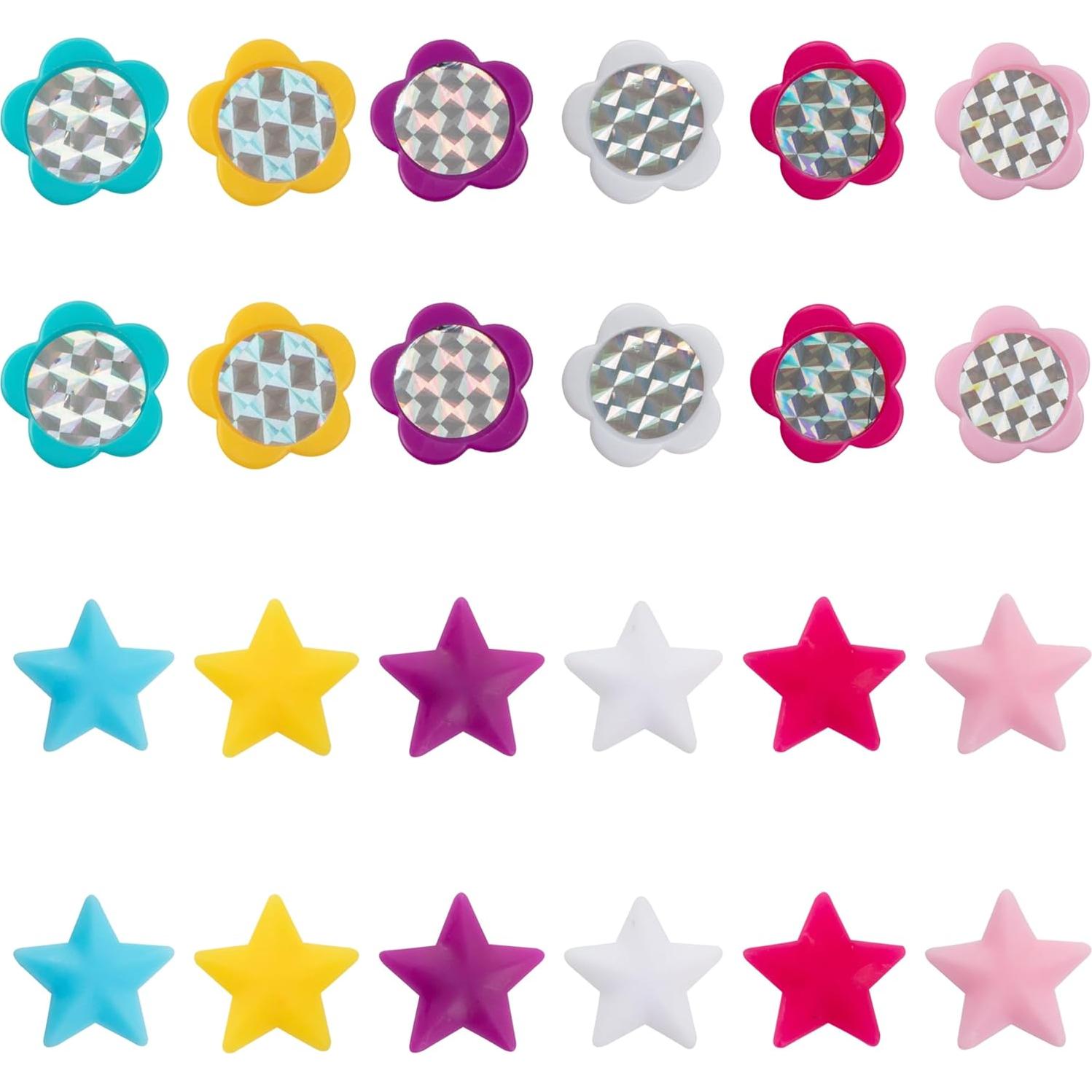 24 Adornos de Radios de Bicicleta Ride Along Dolly Multicolor