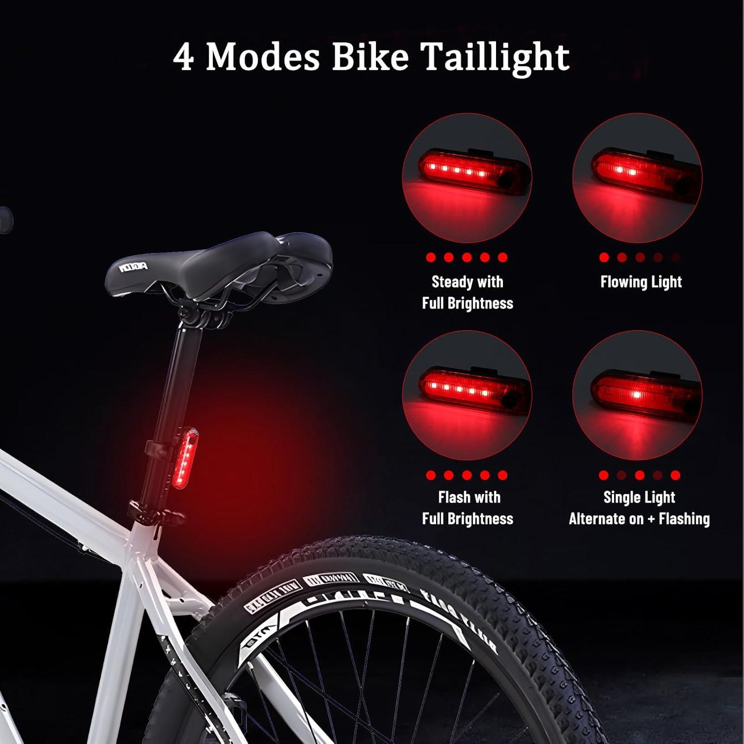 Faro LED Recargable Suruid 1800 Lúmenes Impermeable para Bicicleta