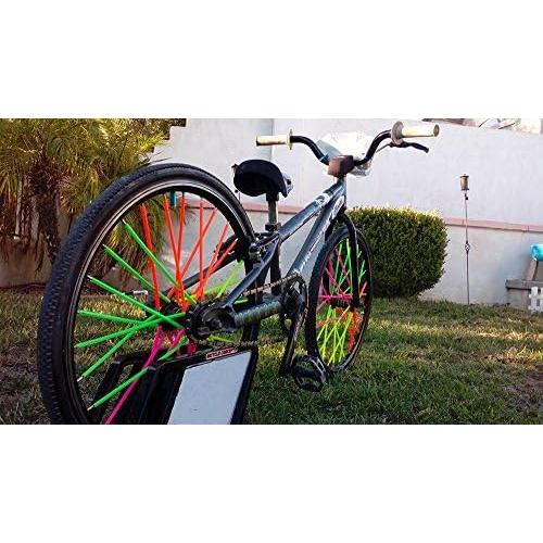 Cubiertas de Radios de Bicicleta YUANQIAN 72 Pcs Azul Claro