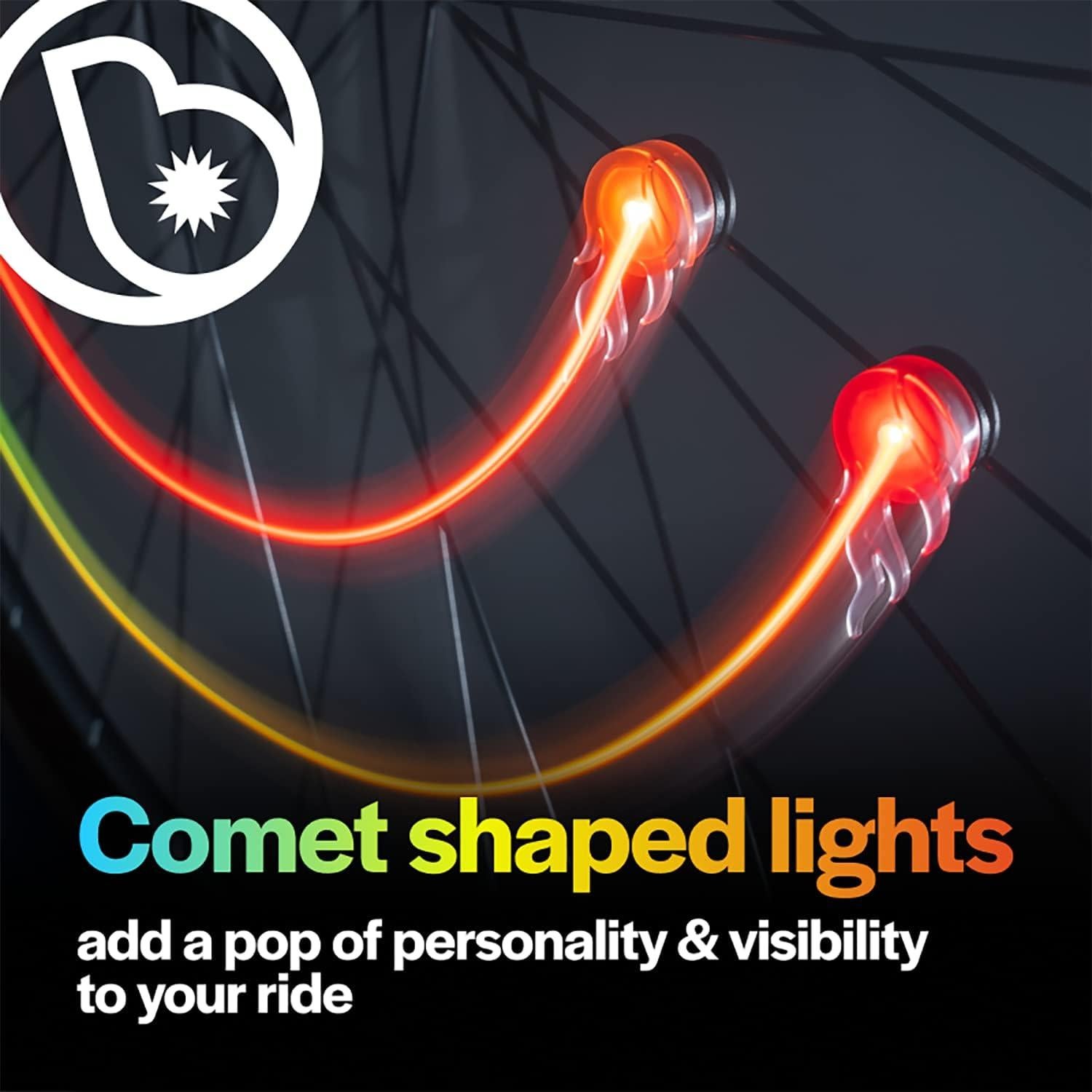 Luces LED para Radios de Bicicleta Brightz CometBrightz 2-Pack