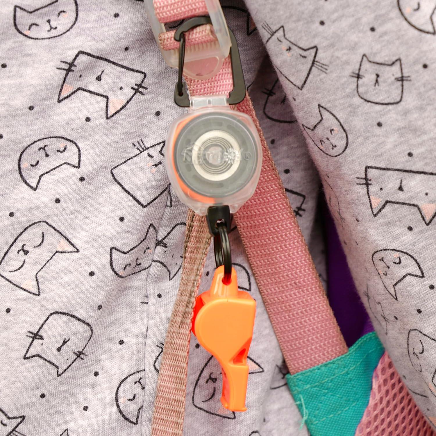 Llavero Retráctil con Silbato de Emergencia LOUD Fox40 61 cm