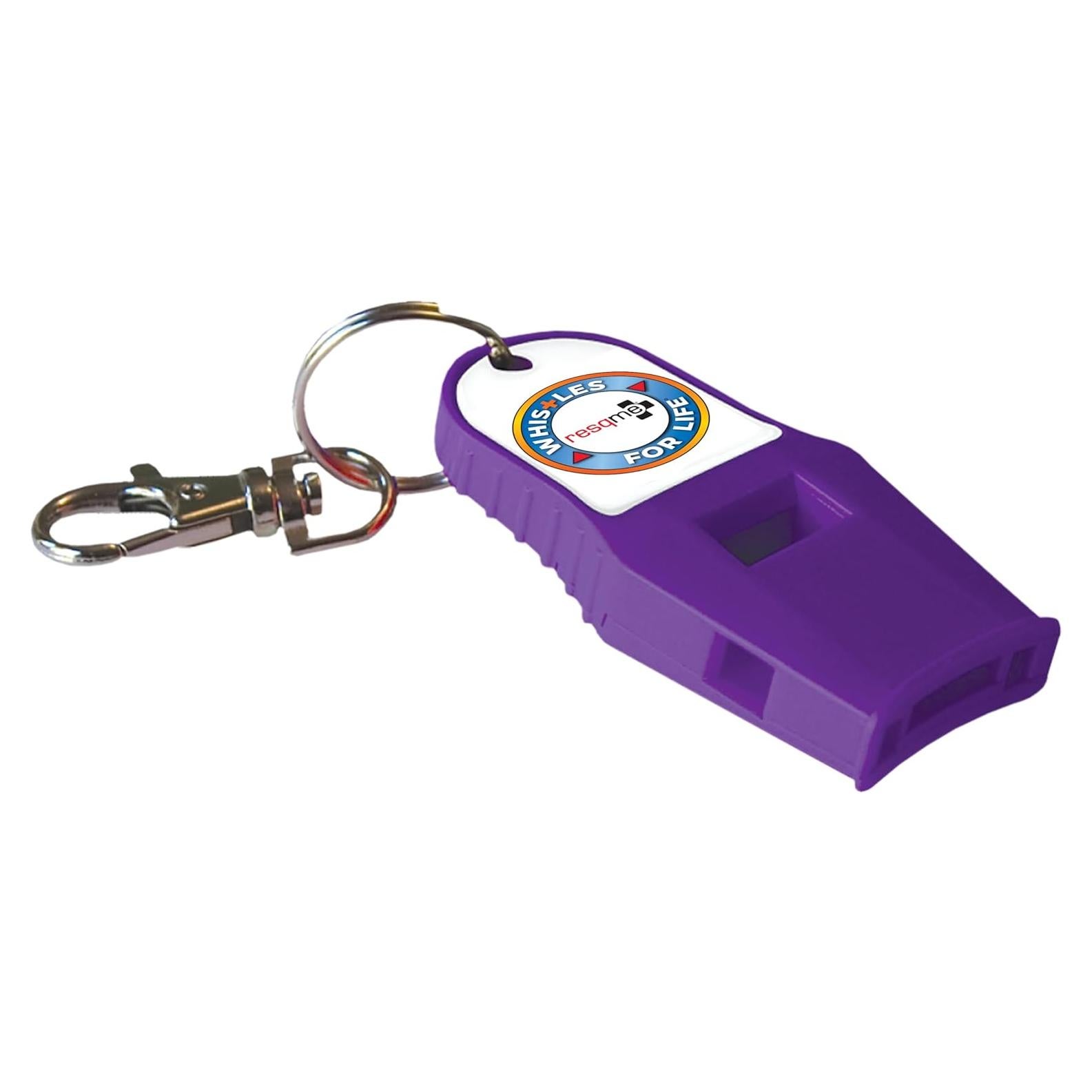 Silbato de Emergencia RESQME 120dB Púrpura ABS