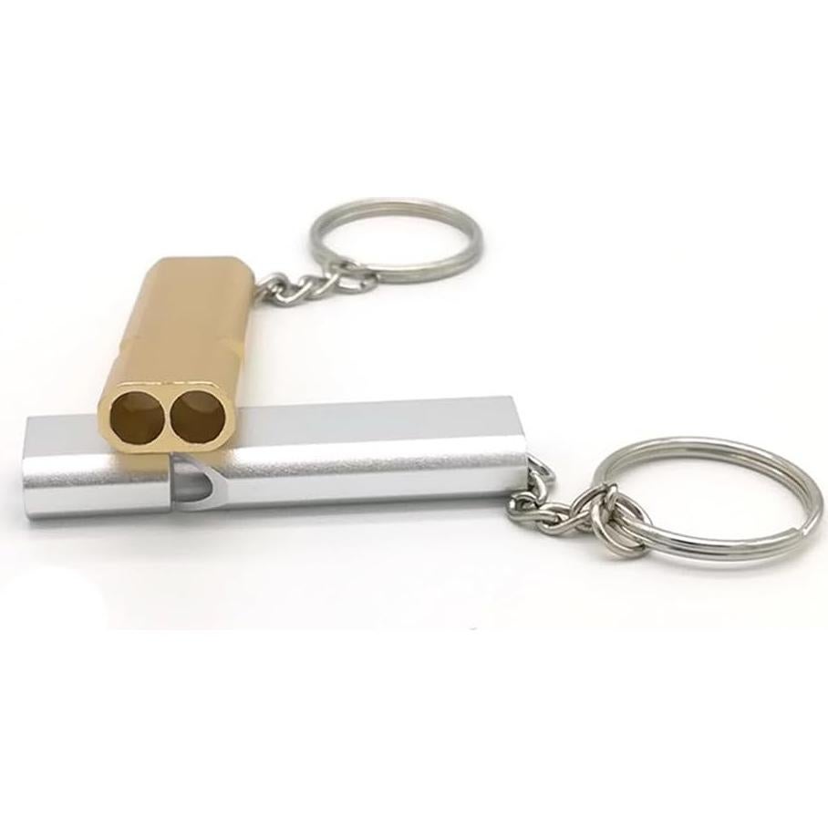 Paquete de 2 Silbatos de Supervivencia Genérico - Ruidosos y Duraderos