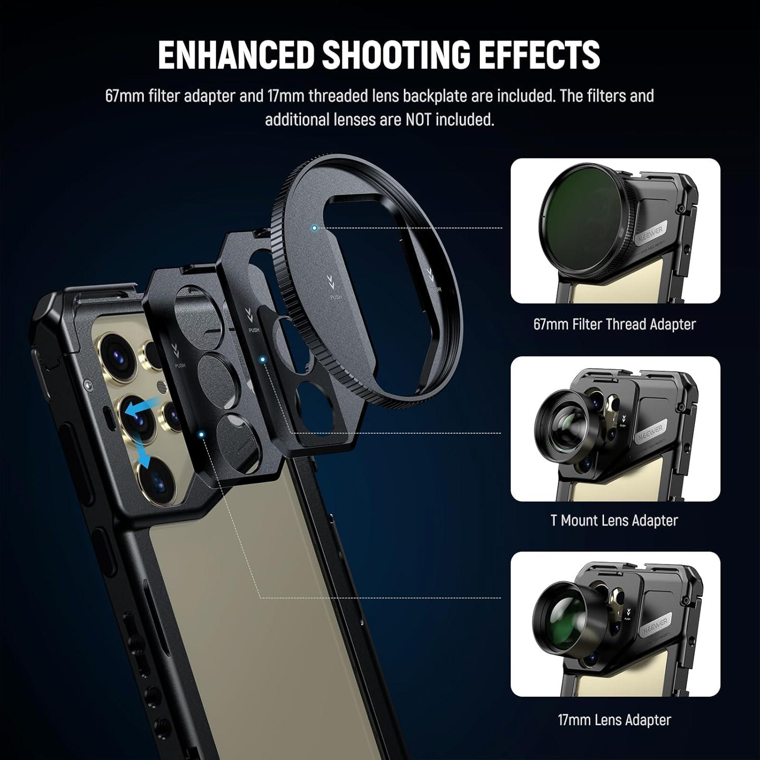 Neewer S24 Ultra Phone Cage para Samsung Galaxy S24