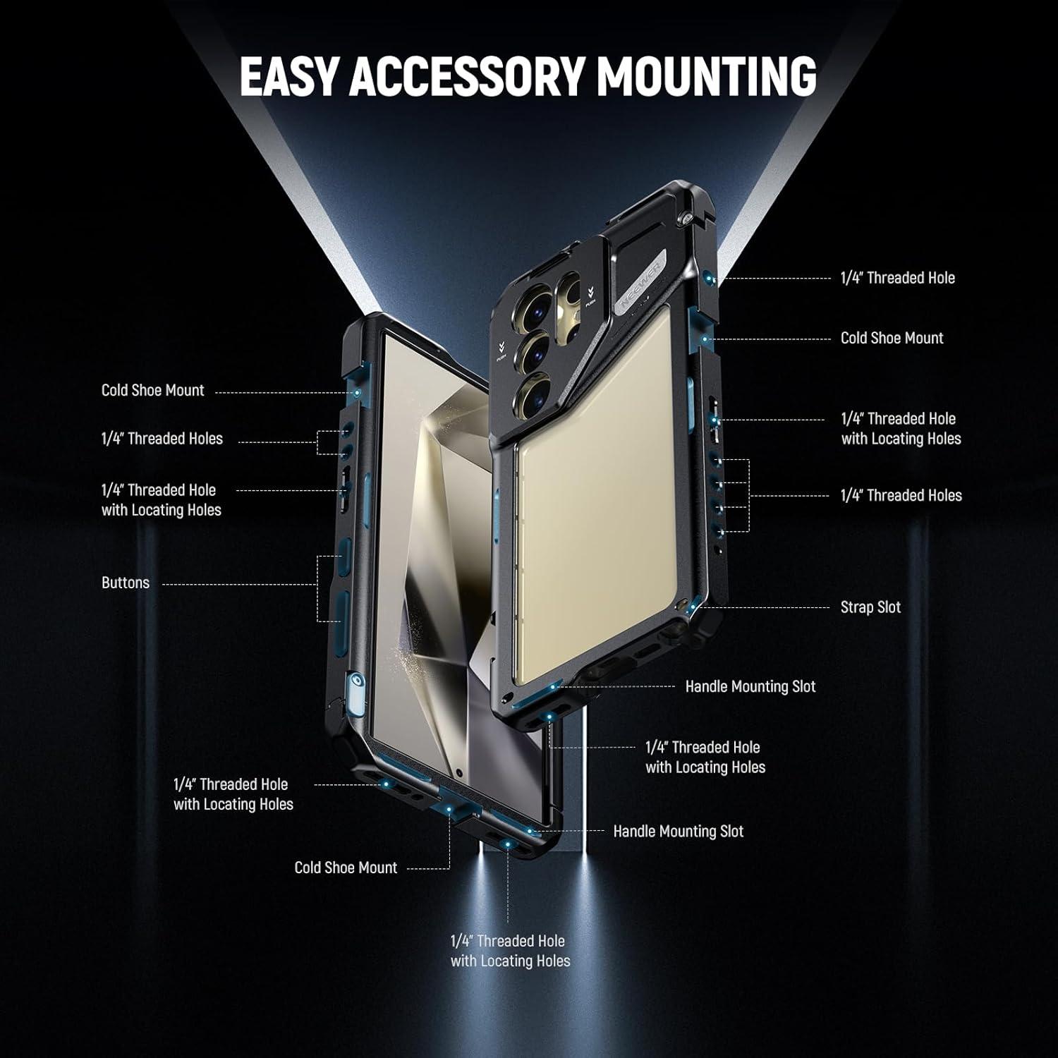 Neewer S24 Ultra Phone Cage para Samsung Galaxy S24