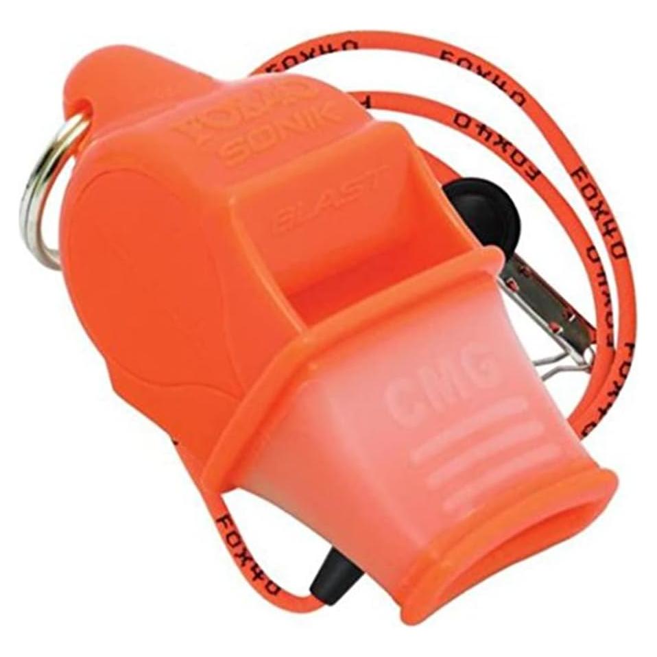 Silbato de Seguridad Fox 40 Sonik Blast CMG 120dB Naranja